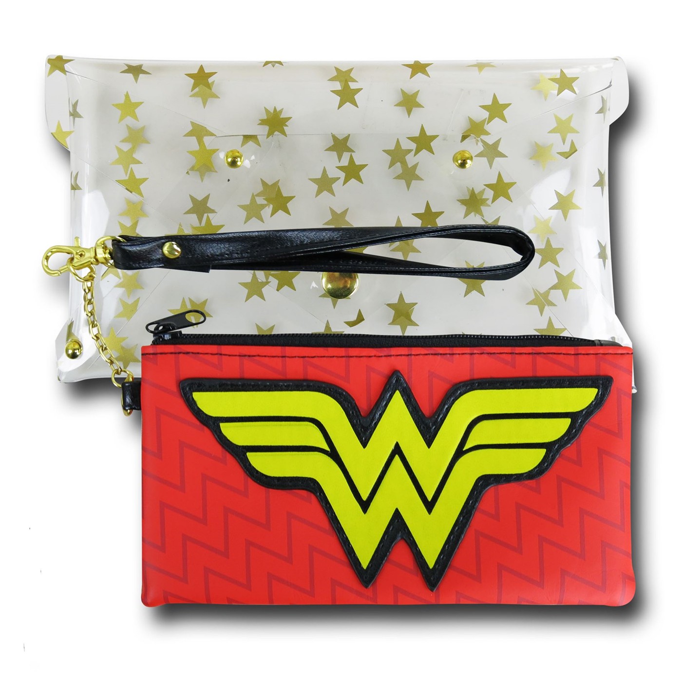 Wonder Woman Envelope 2-in-1 Women's Wallet, Red
