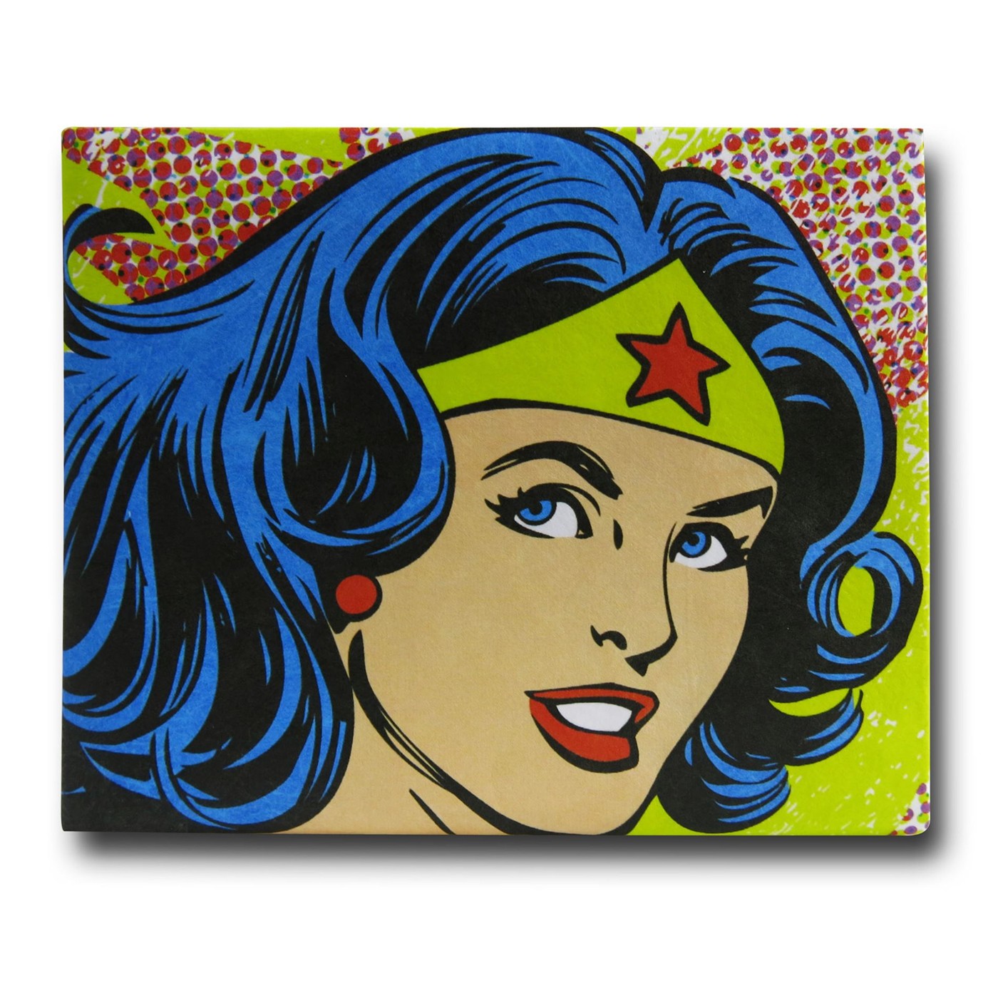 Wonder Woman Face Mighty Wallet, White