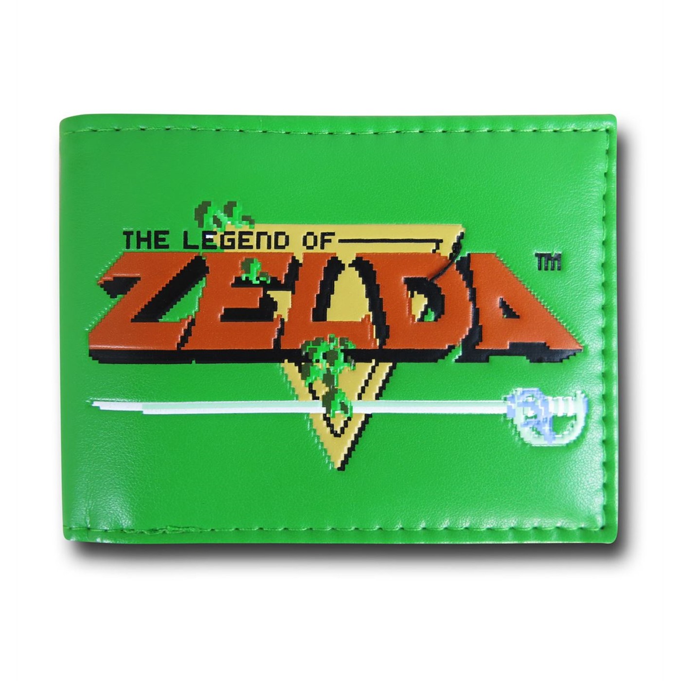 Zelda Green Bi-Fold Wallet, Green