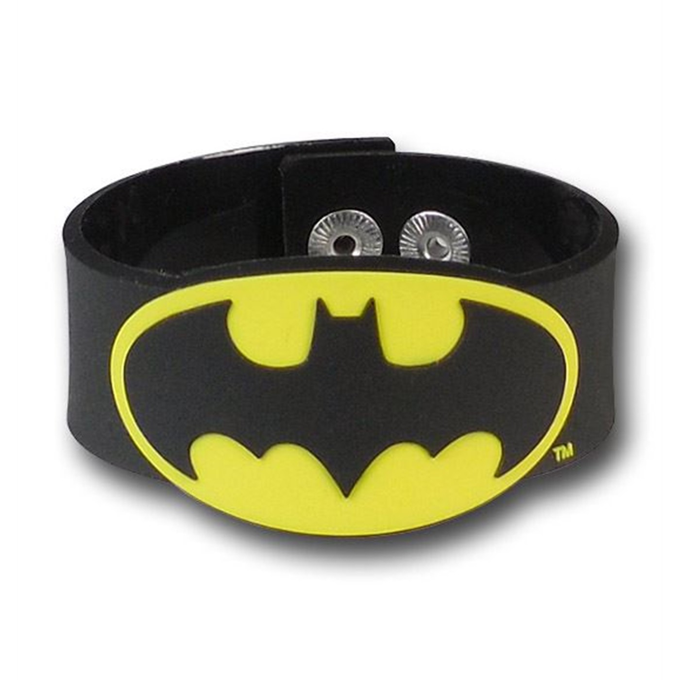Batman Molded PVC Wristband, Black