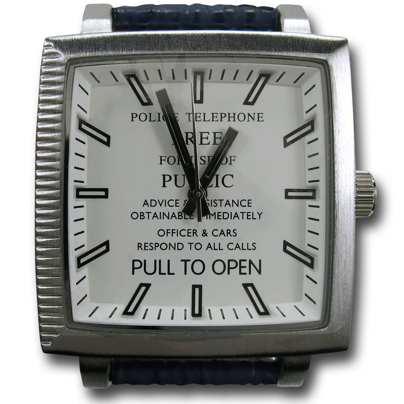 Doctor Who Tardis Door Plate Watch, Black