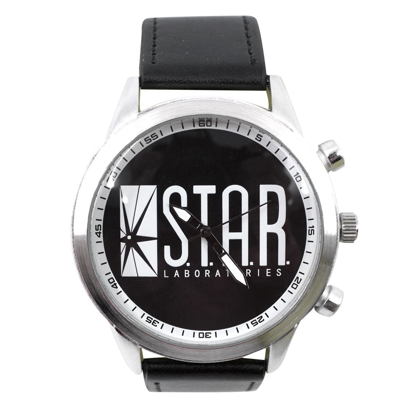 Flash Star Laboratories Watch with Adjustable Strap, Black