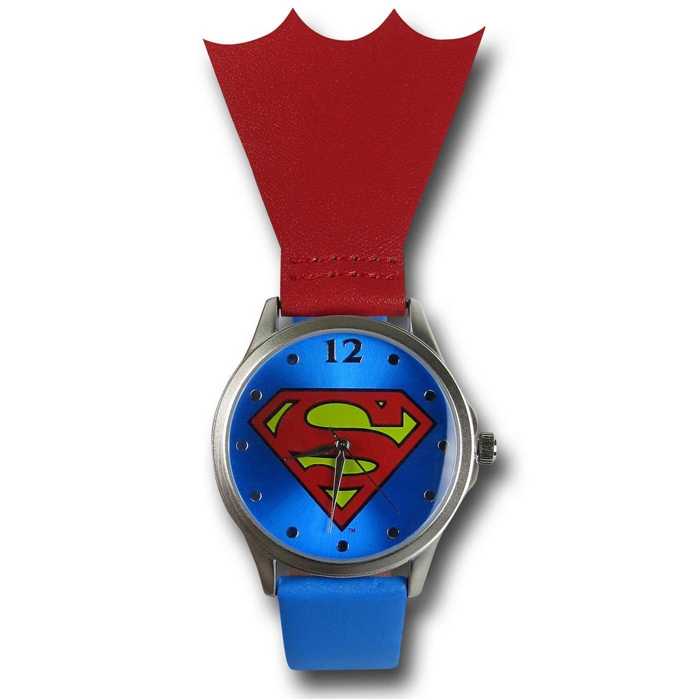 Superman Symbol Caped Watch, Blue