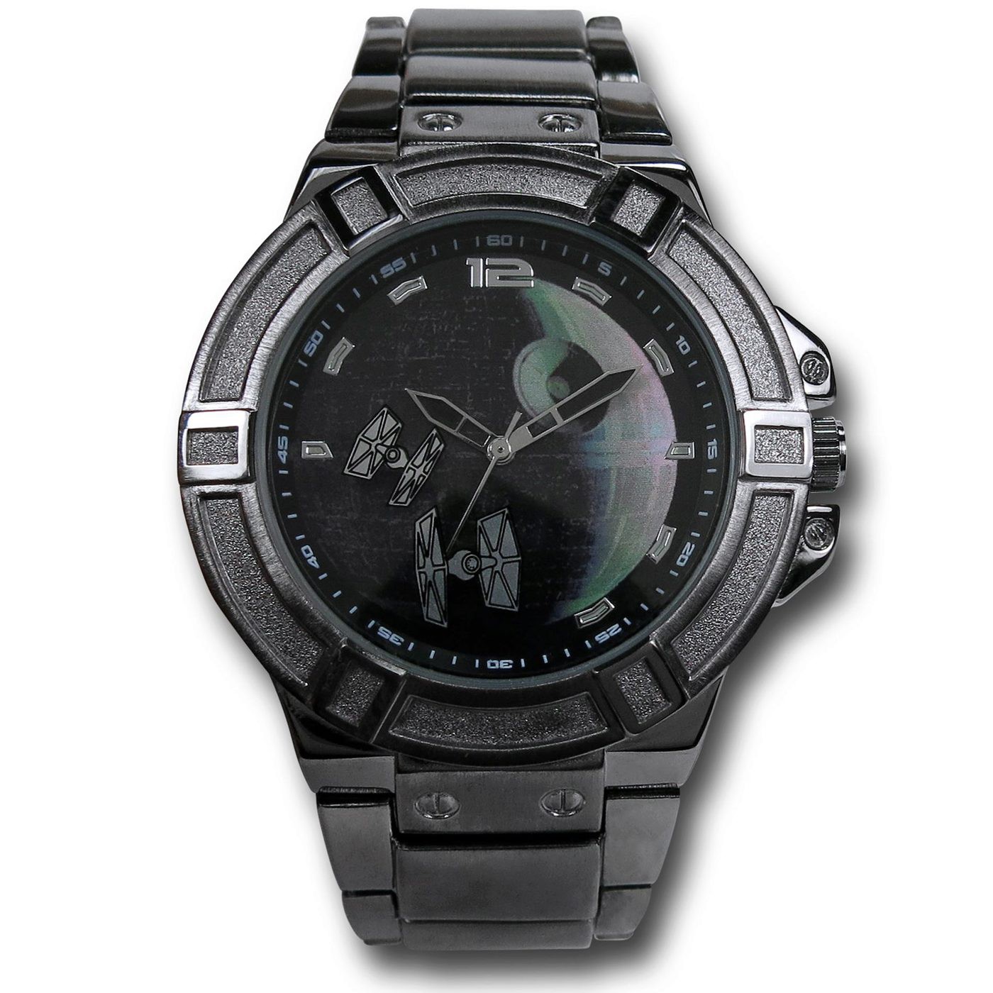 Star Wars Death Star Black Watch with Metal Band, Black