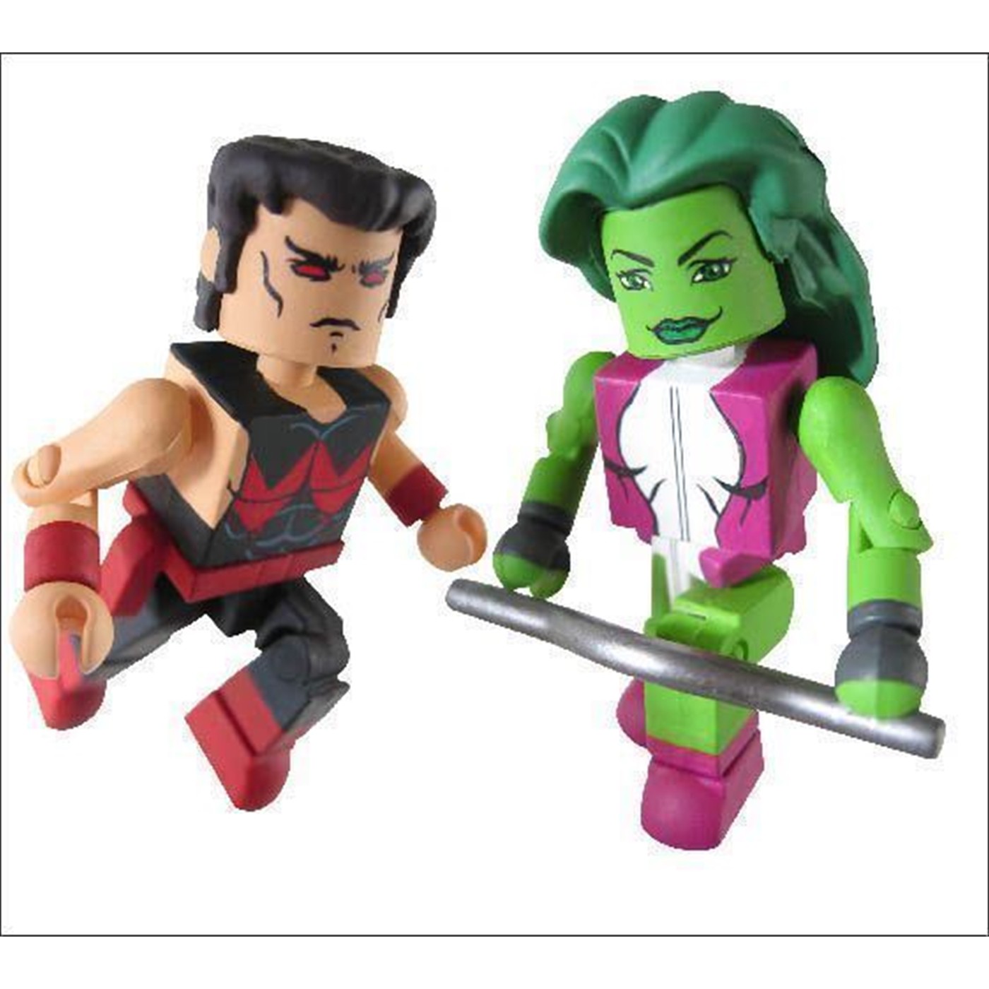 She-Hulk Wonder Man Marvel Minmates