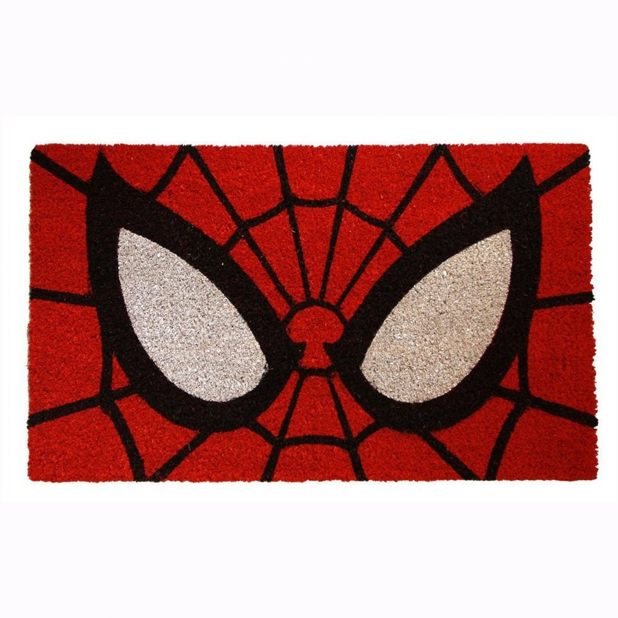 Spider-Man Eyes 17'x 29' Doormat with Non-skid Back, Red