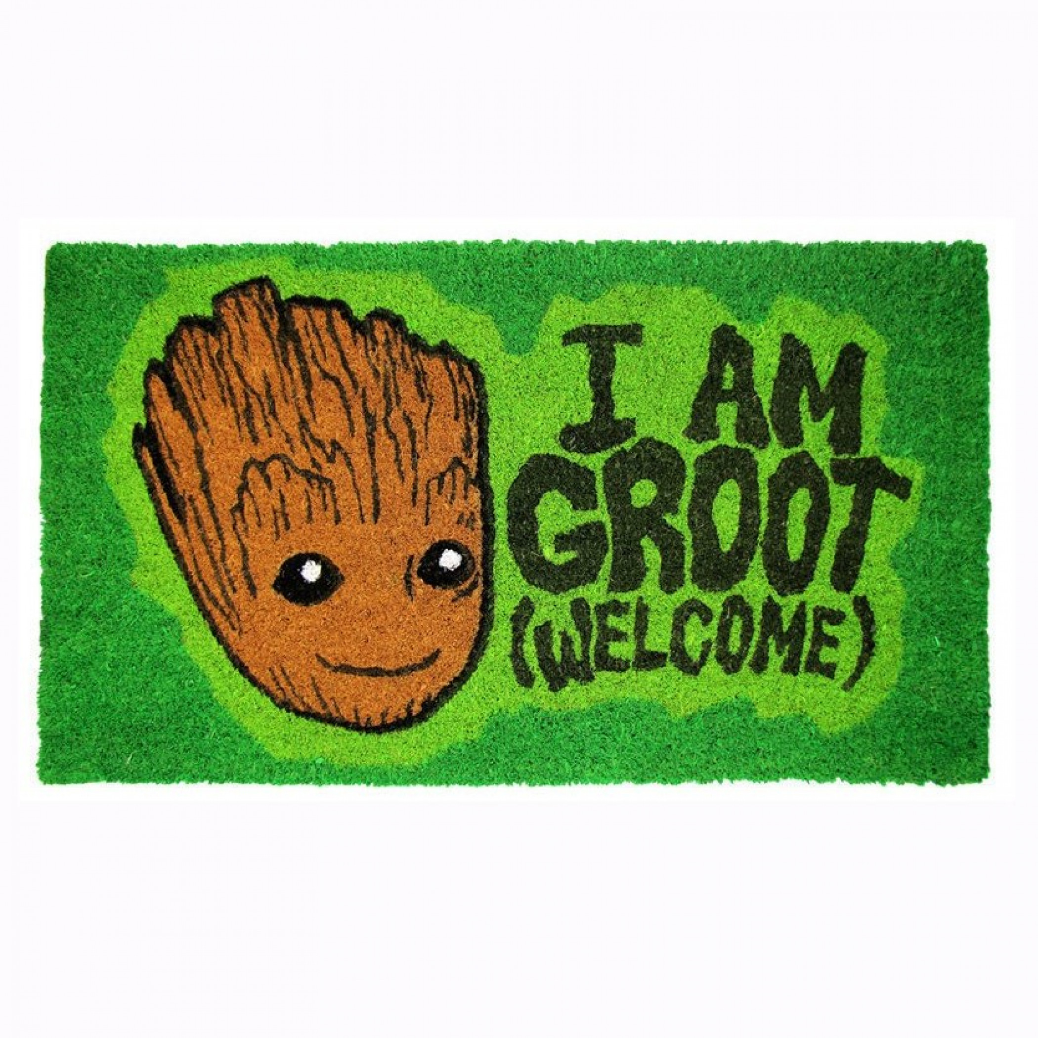 Guardians of the Galaxy I Am Groot 17'x 29' Doormat with Non-skid Back, Green