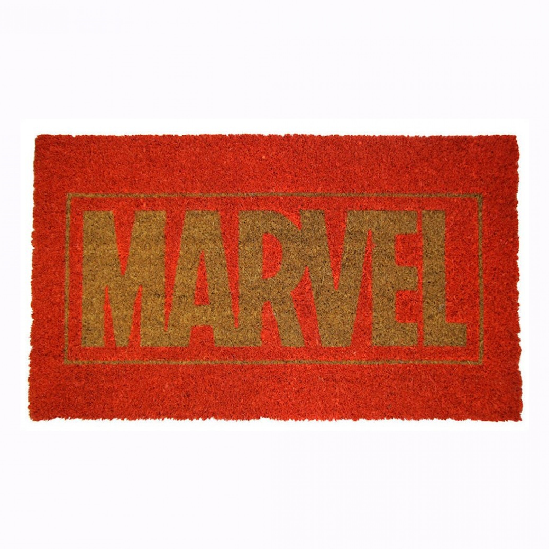 Marvel Title Text 17'x 29' Doormat with Non-skid Back, Red