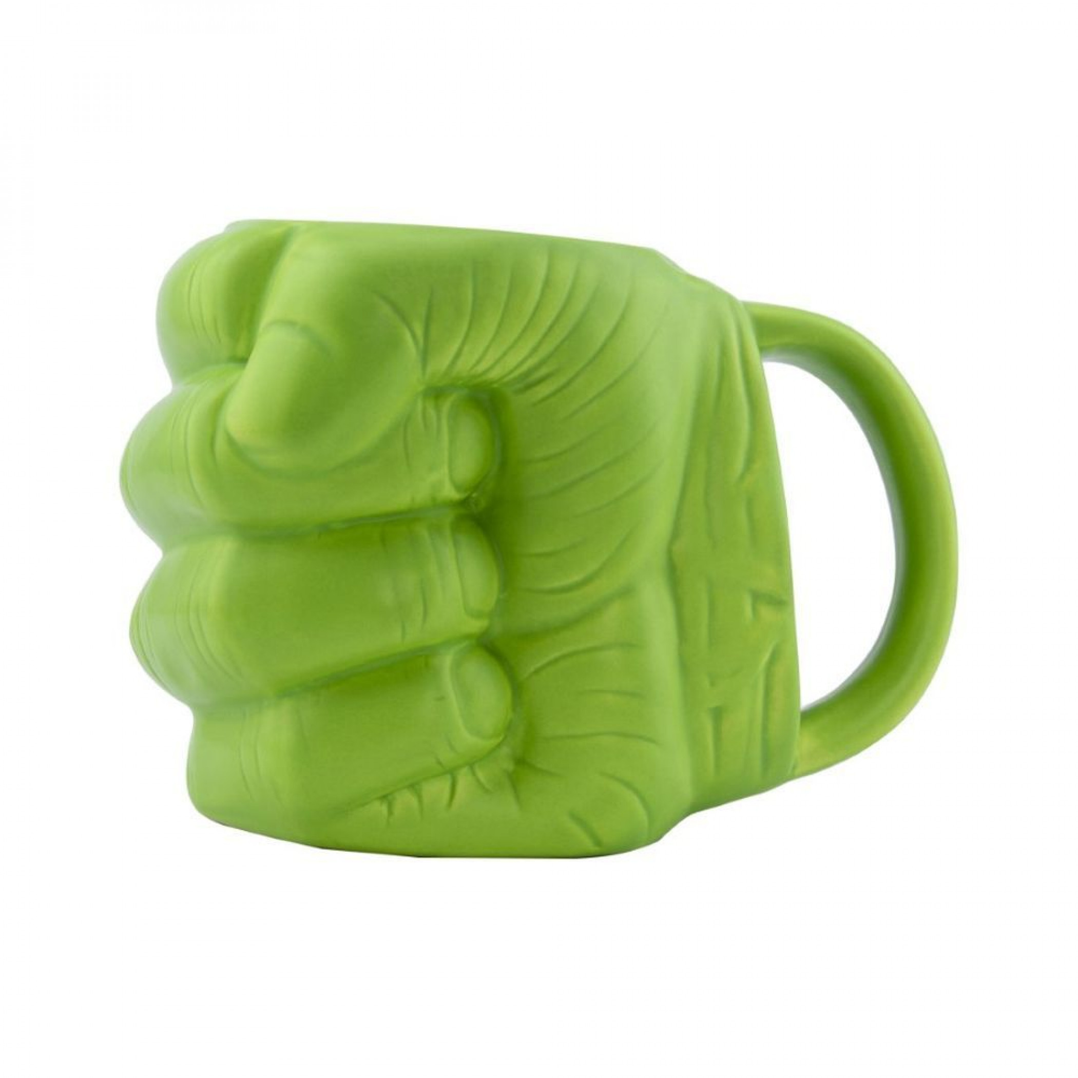 The Incredible Hulk Fist Shaped 18oz Ceramic Mug, Green