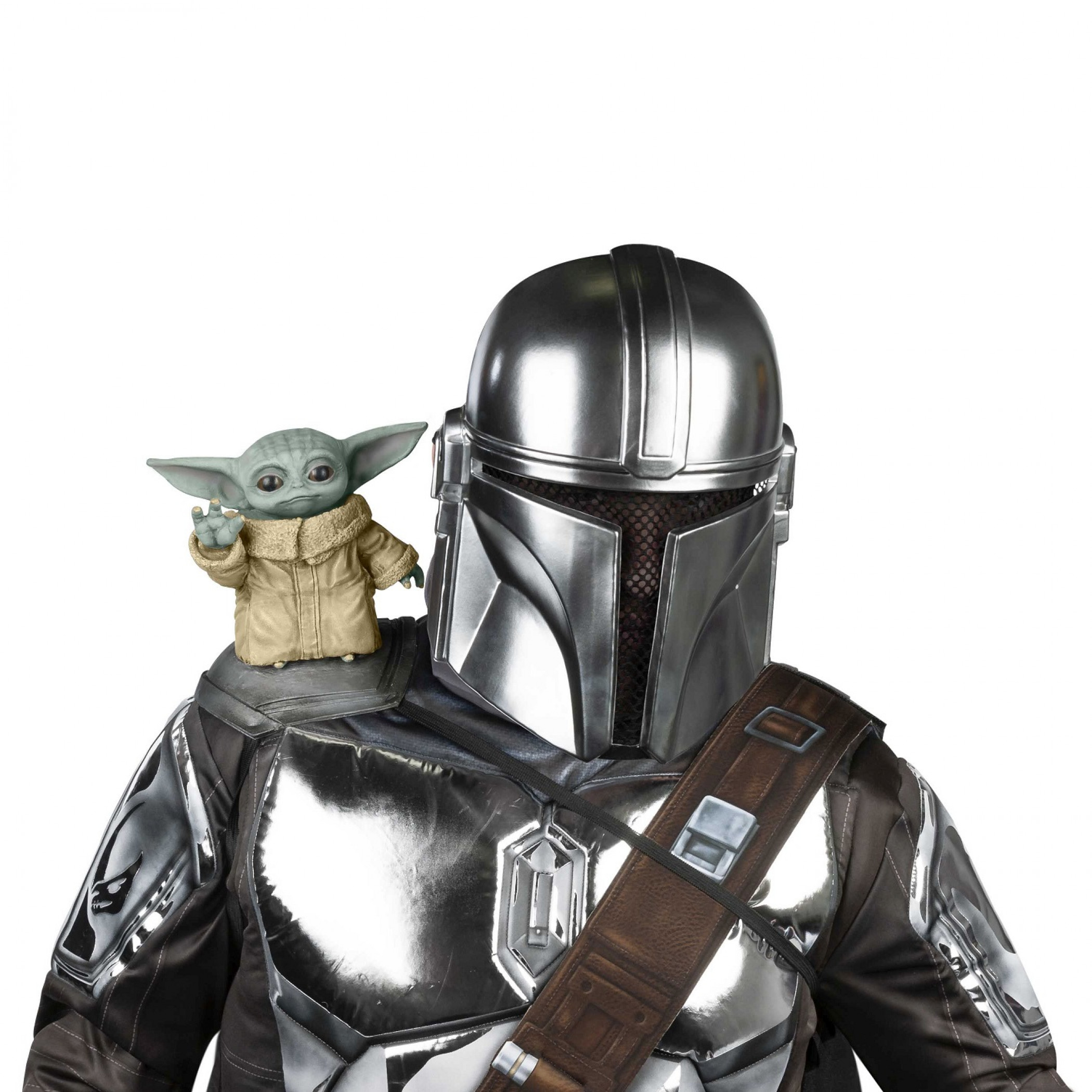 Star Wars The Mandalorian The Child Shoulder Sitter Costume Accessory, Multi-Color