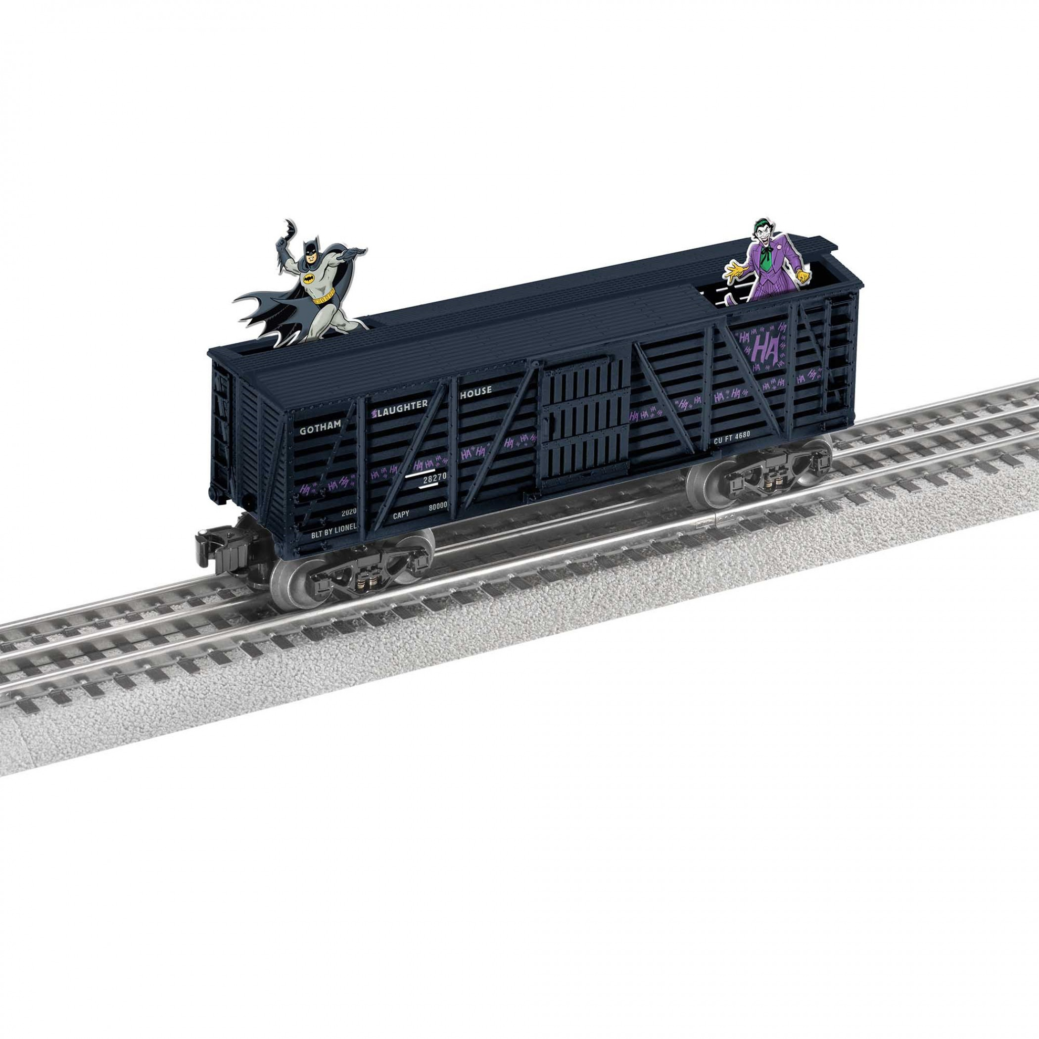Batman vs. The Joker Duel Lionel Train Car, Black