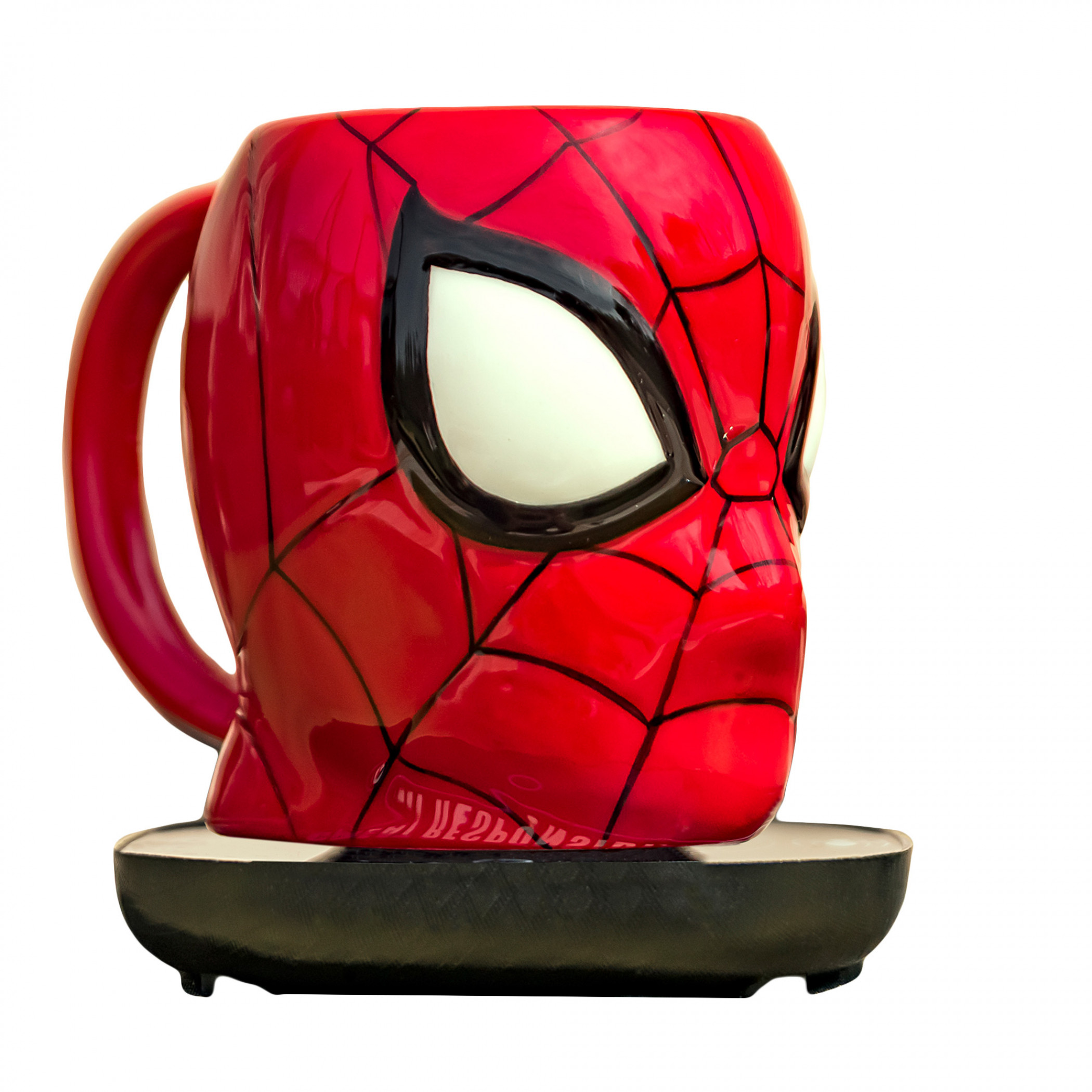 Spider-Man Mug Warmer with Molded Mug, Red