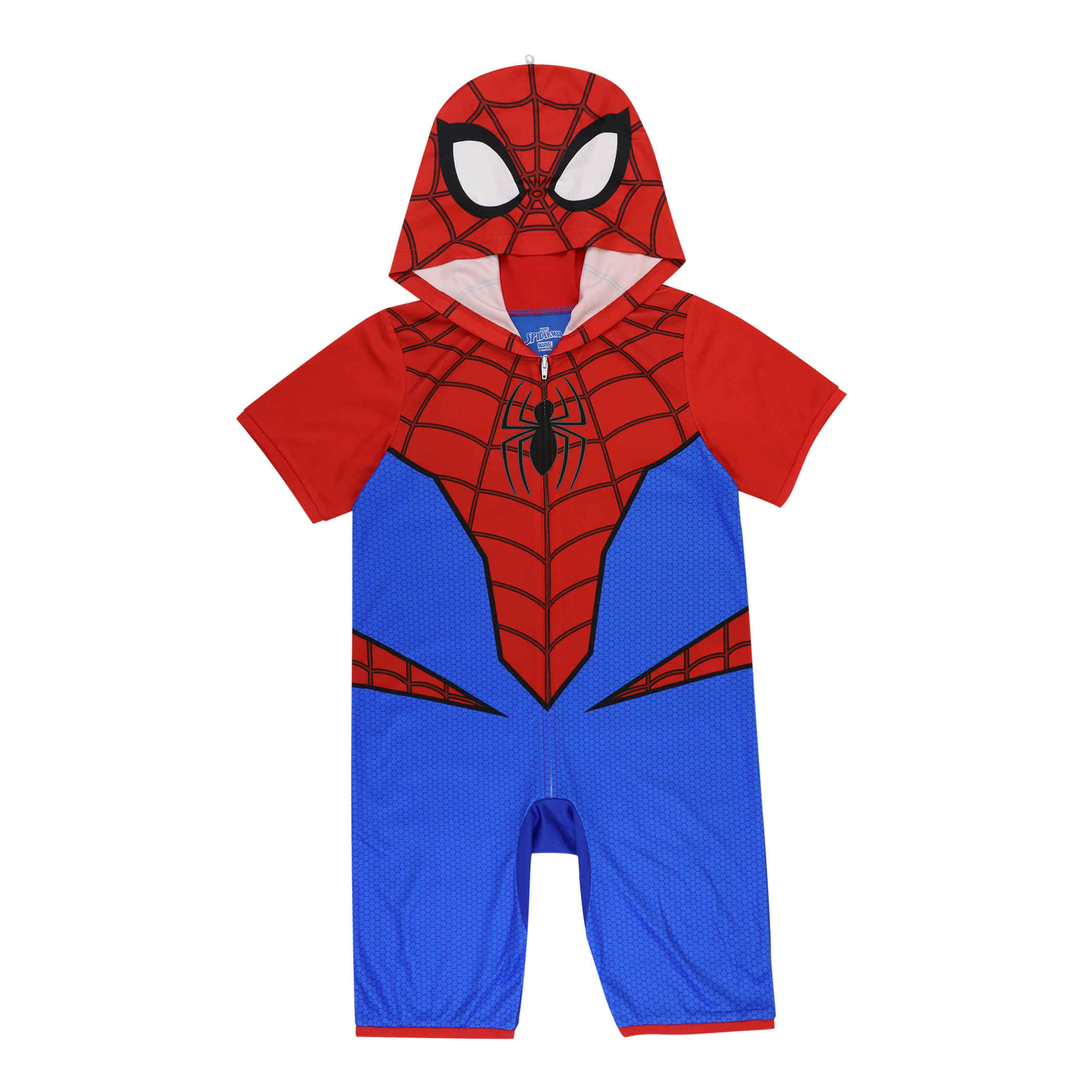 Spider-Man Cosplay Youth Hoodie Pajamas, Multi-Color