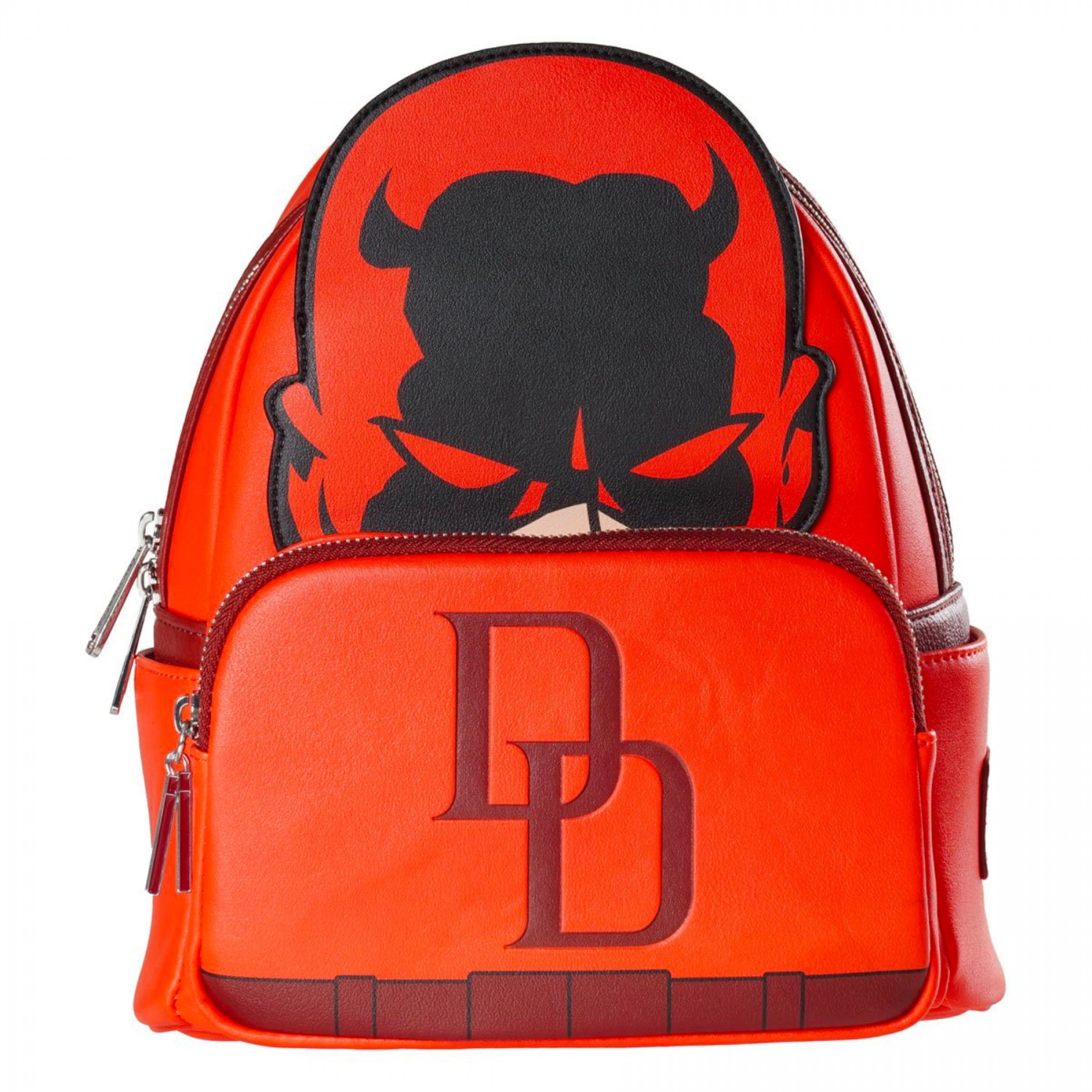 Daredevil Mask Mini Backpack by Loungelfy, Red