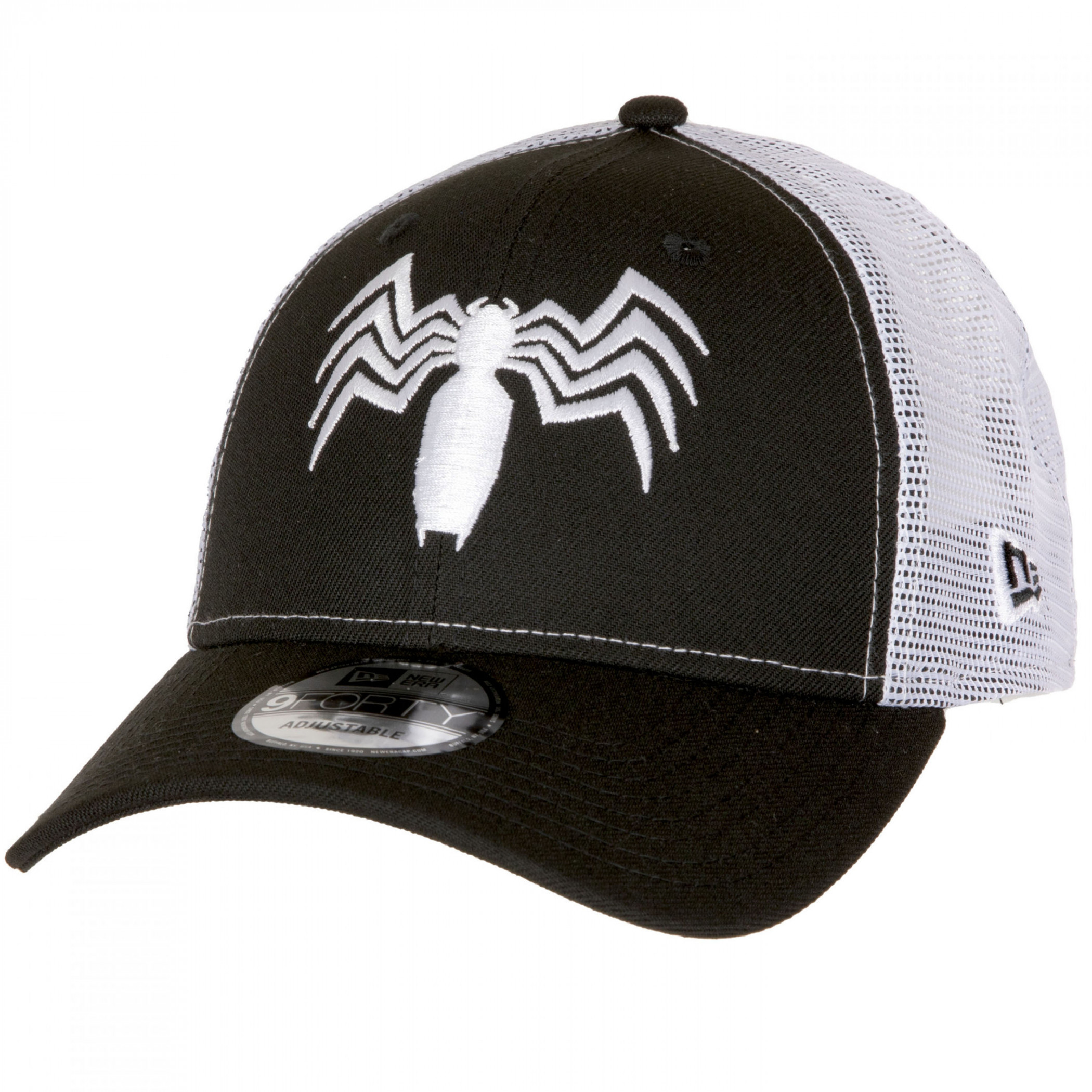 Venom Logo New Era 9Forty Adjustable Trucker Hat, Black