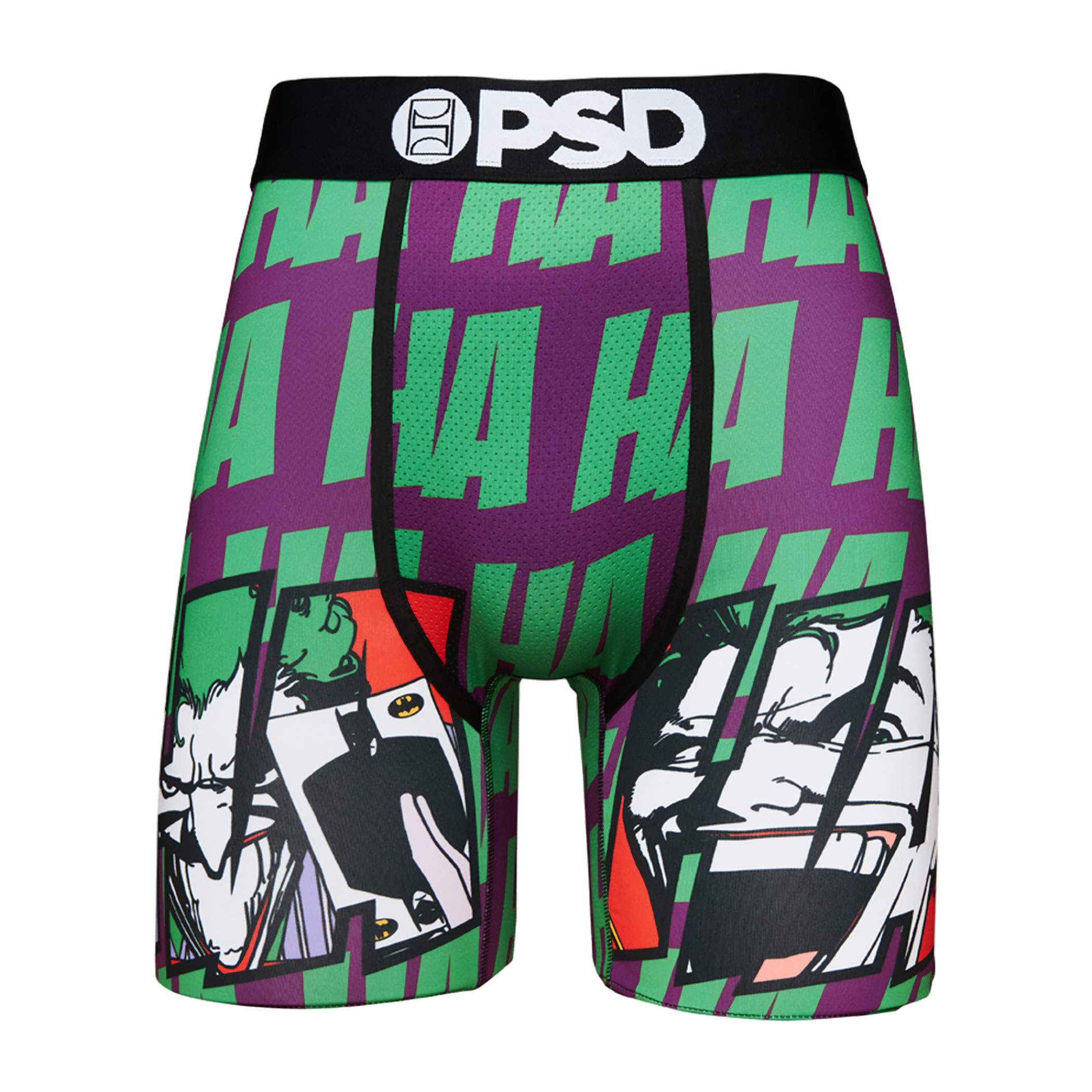 DC Comics Joker HaHaHa Men's PSD Boxer Briefs, Multi-Color