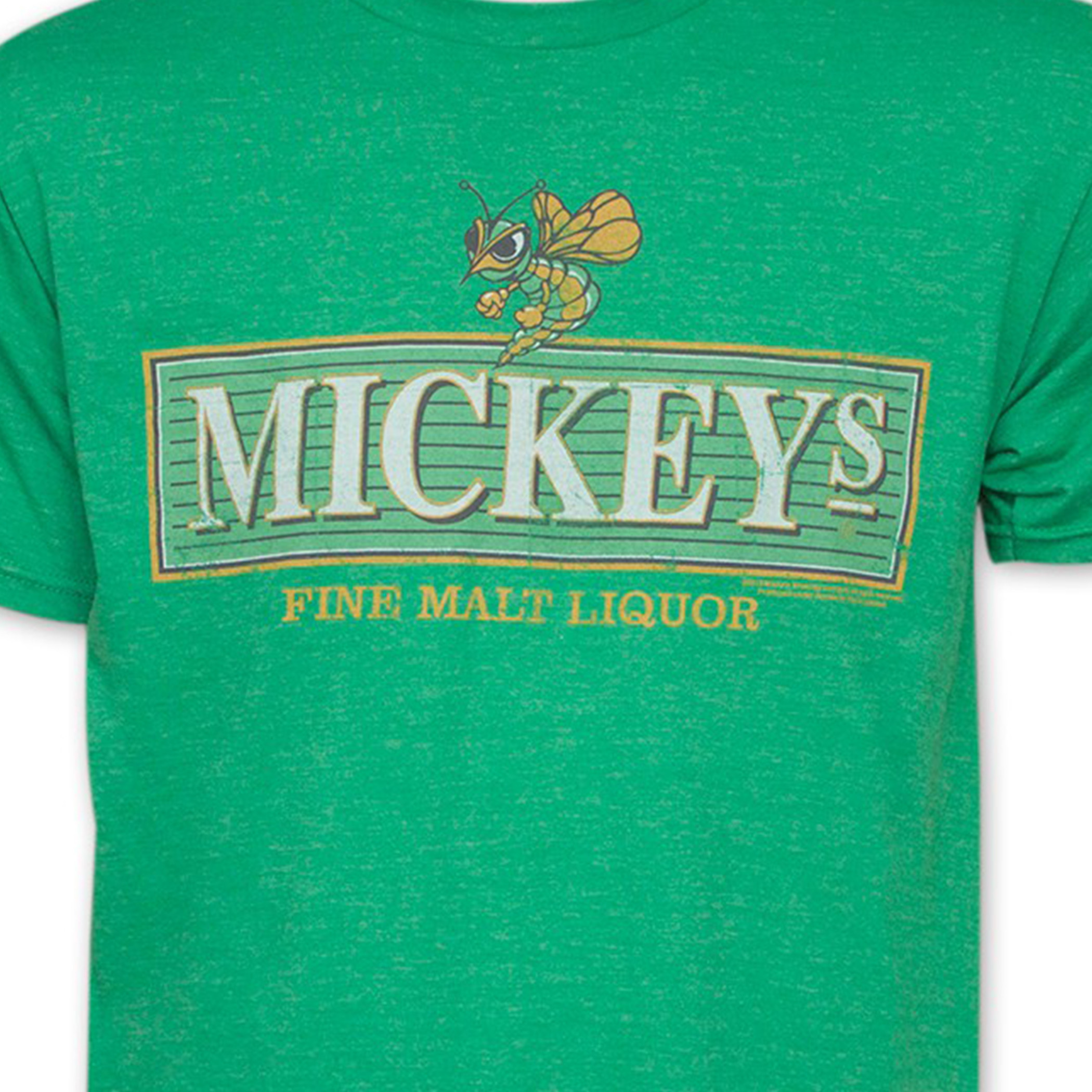 Mickey's Fine Malt Liquor Logo Men's Green T-Shirt