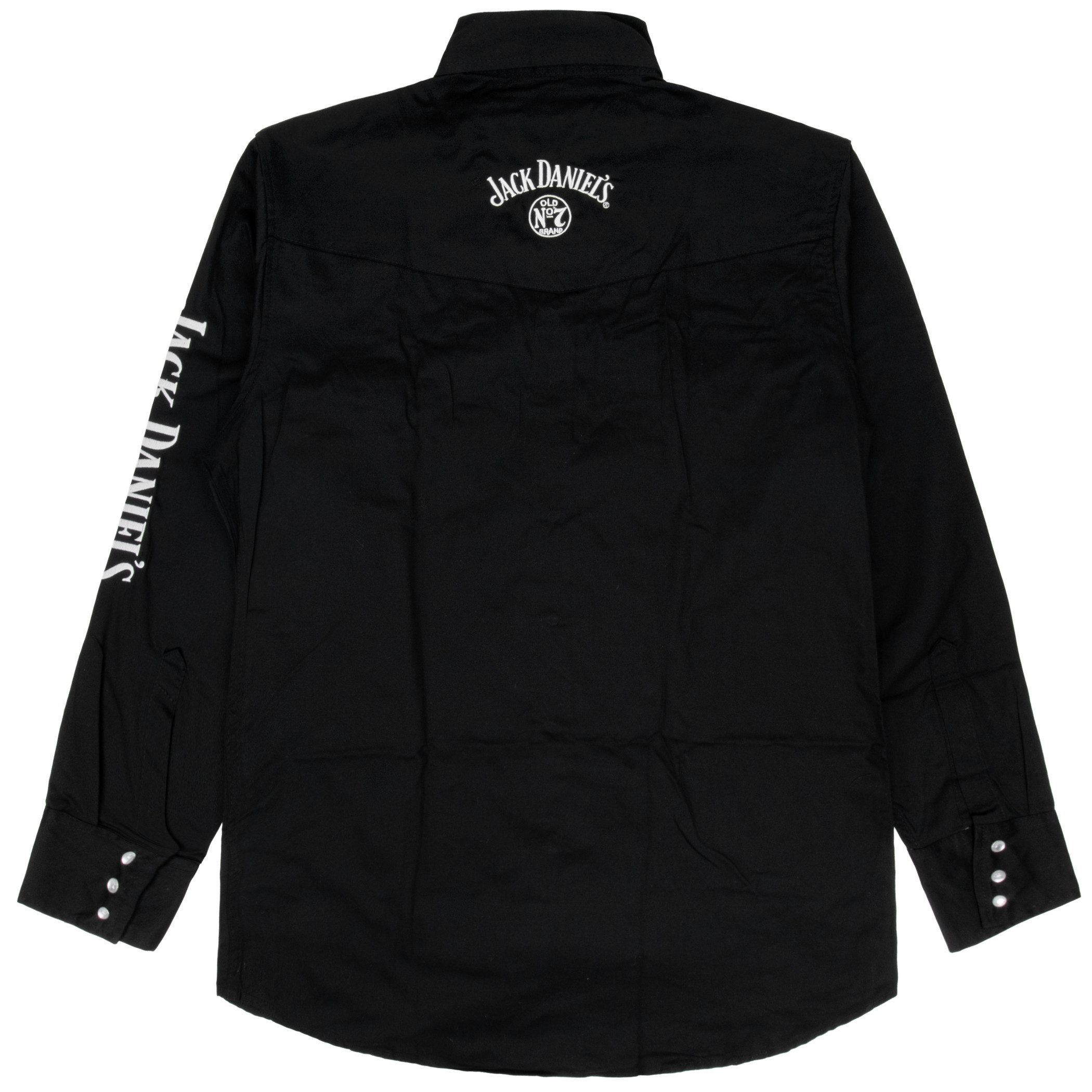 Jack Daniel's Button-Up Long-Sleeve Shirt - Black