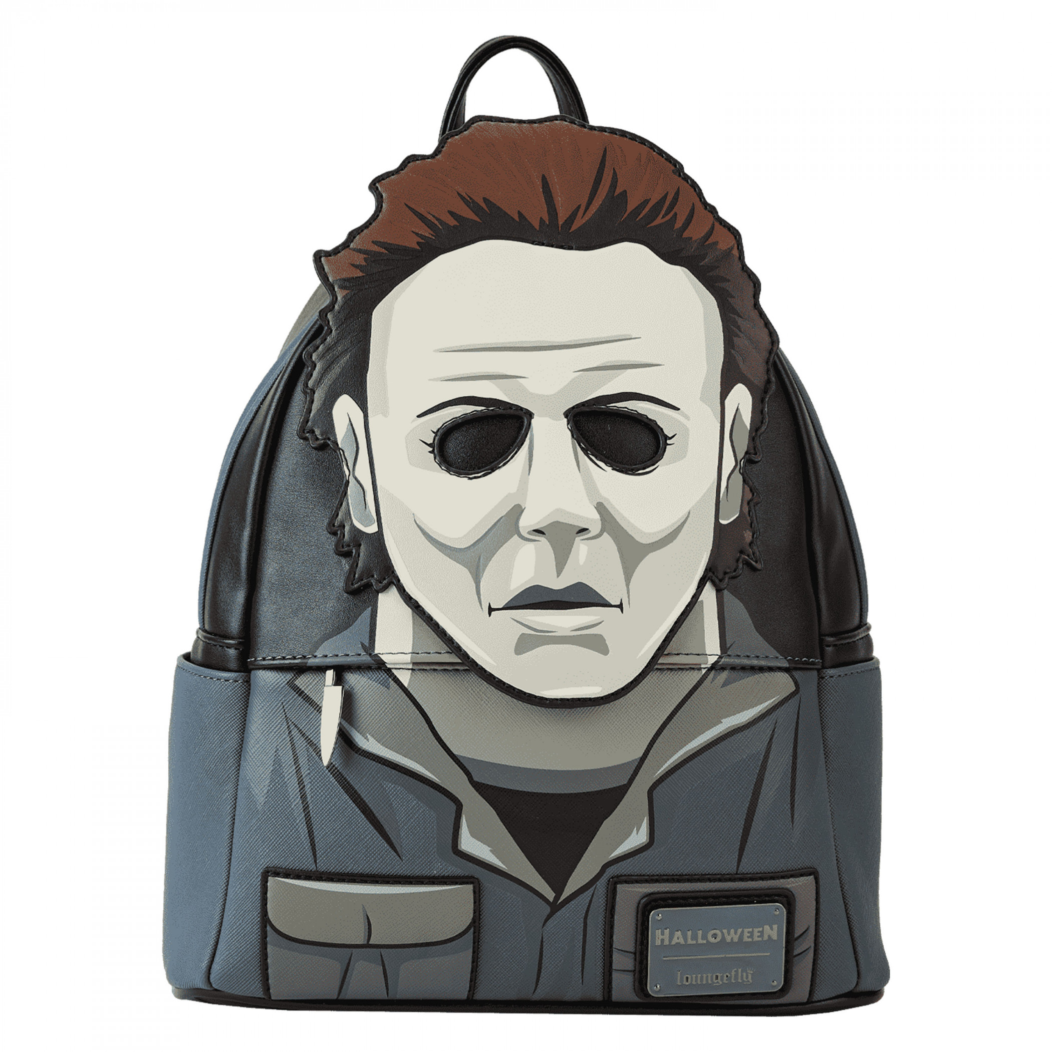 Halloween Michael Myers Glow in The Dark Mini Backpack by Loungefly, Blue