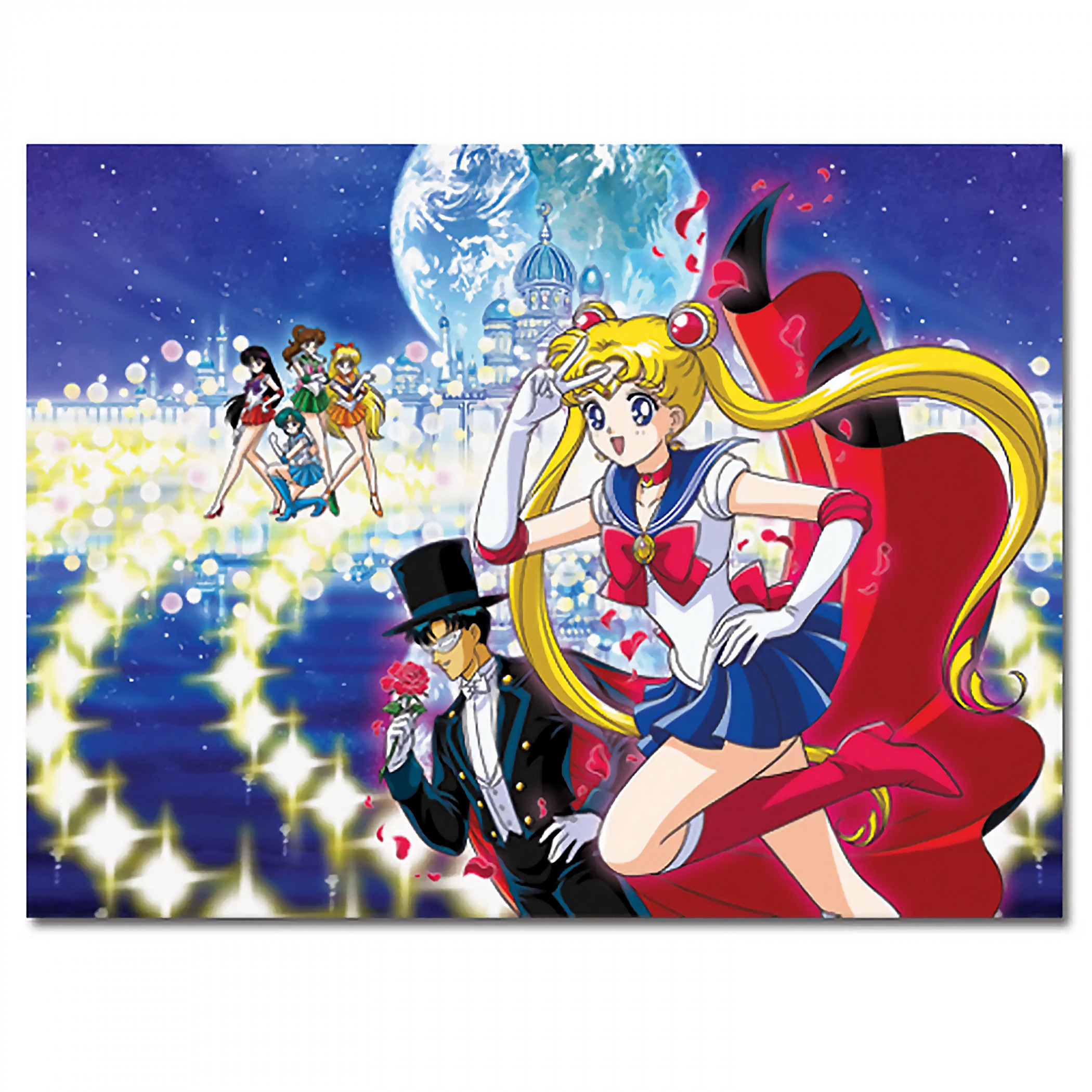 Sailor Moon 500 Piece Group Puzzle, Blue