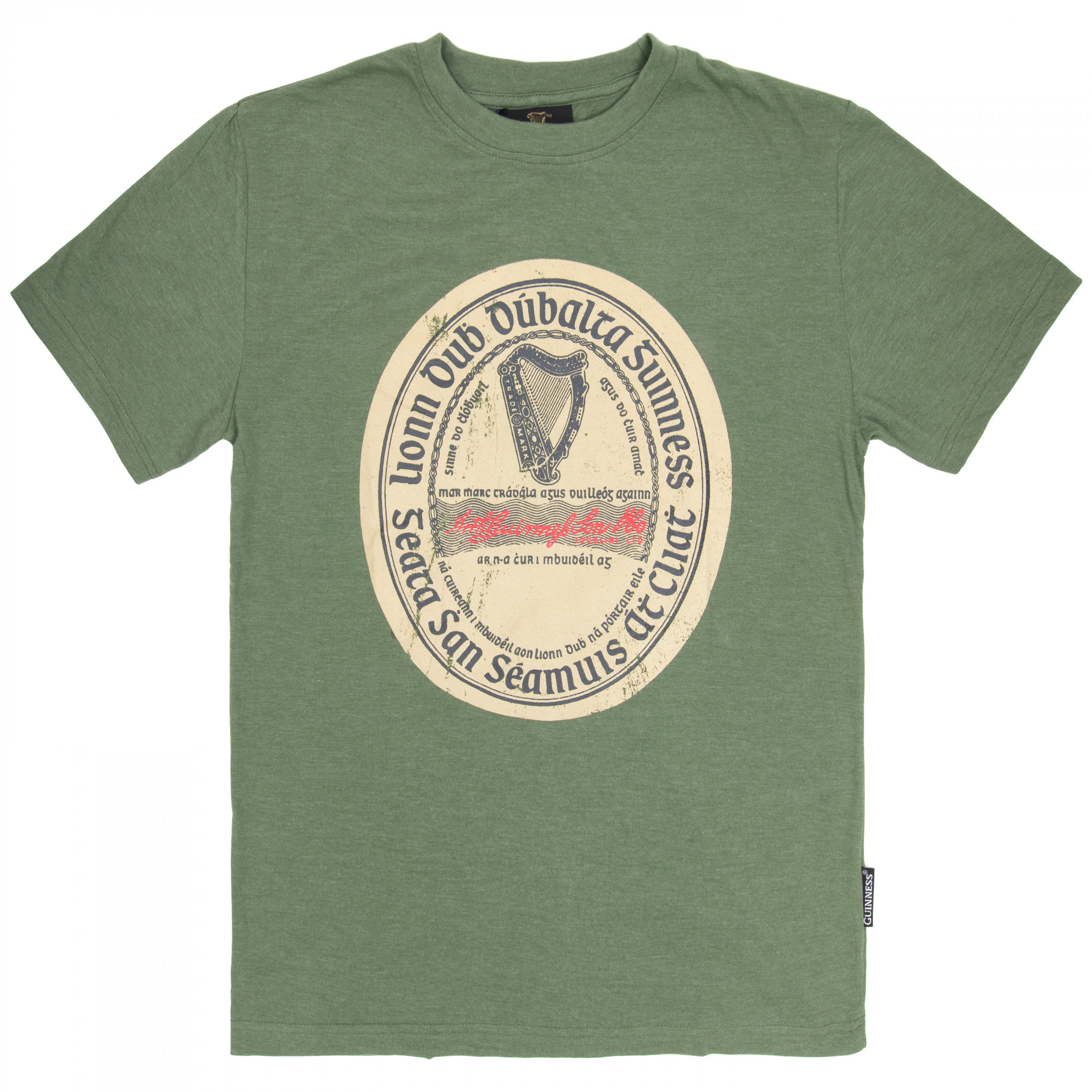 Guinness Beer Gaelic Label Shirt - Green
