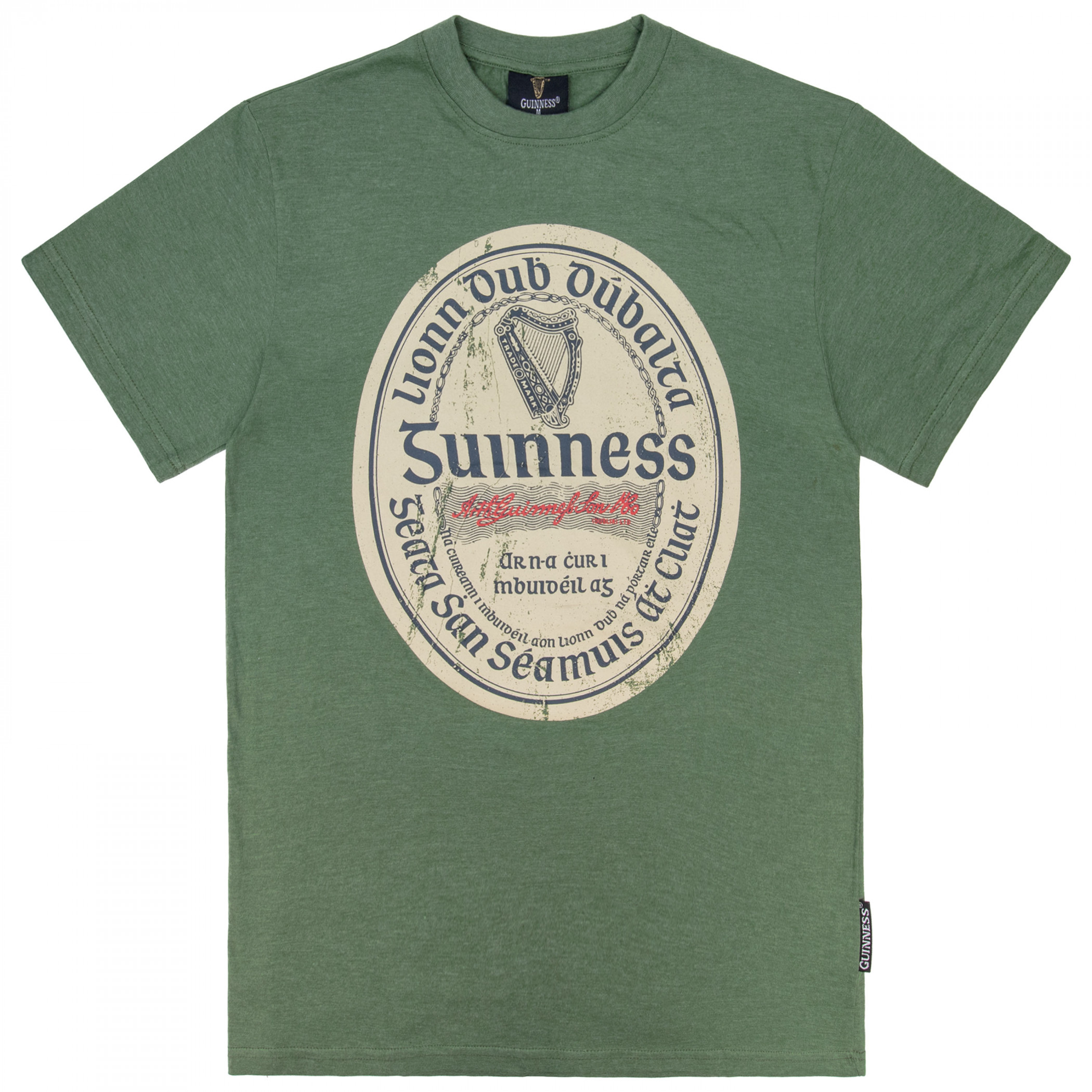 Guinness Beer Gaelic Label Shirt - Green