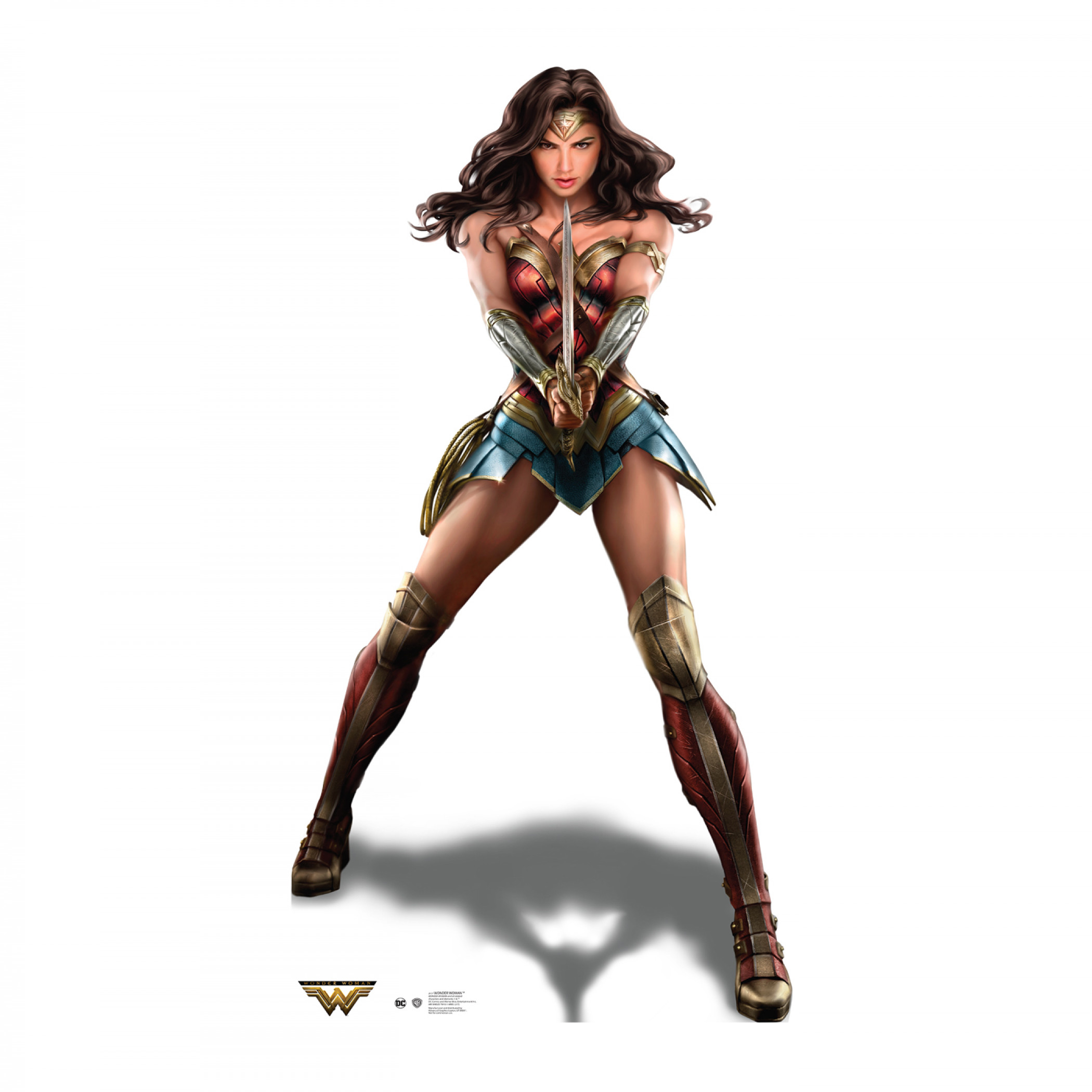 Wonder Woman Cardboard Stand Up, Multi-Color