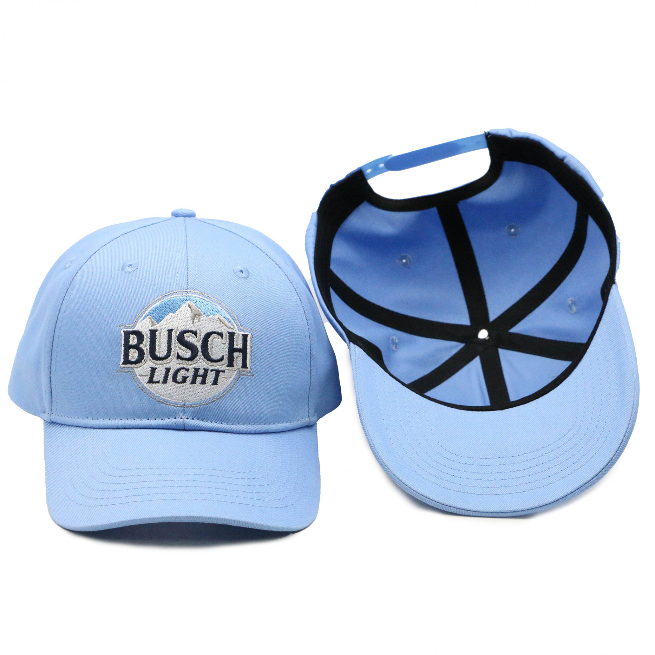 Busch Light Baby Blue Snapback Cap