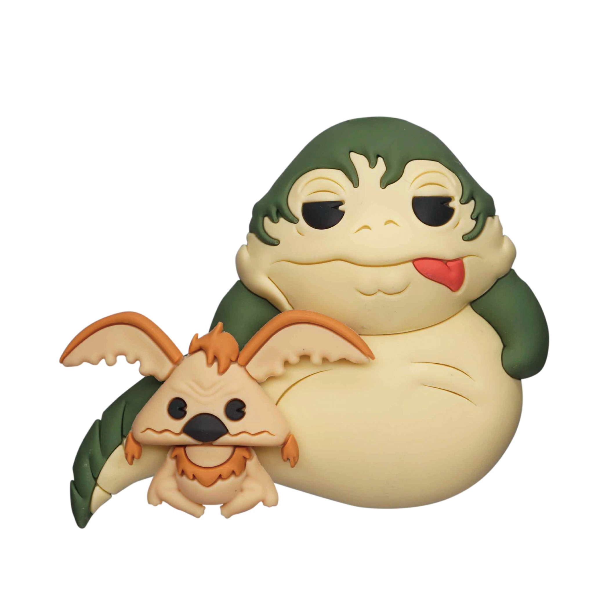 Jabba The Hut with Salacious Crumb 3D Foam Magnet, Multi-Color