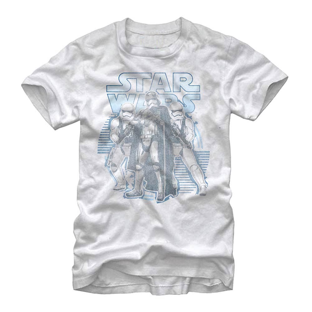 Star Wars Episode 7 Trooped White T-Shirt, White