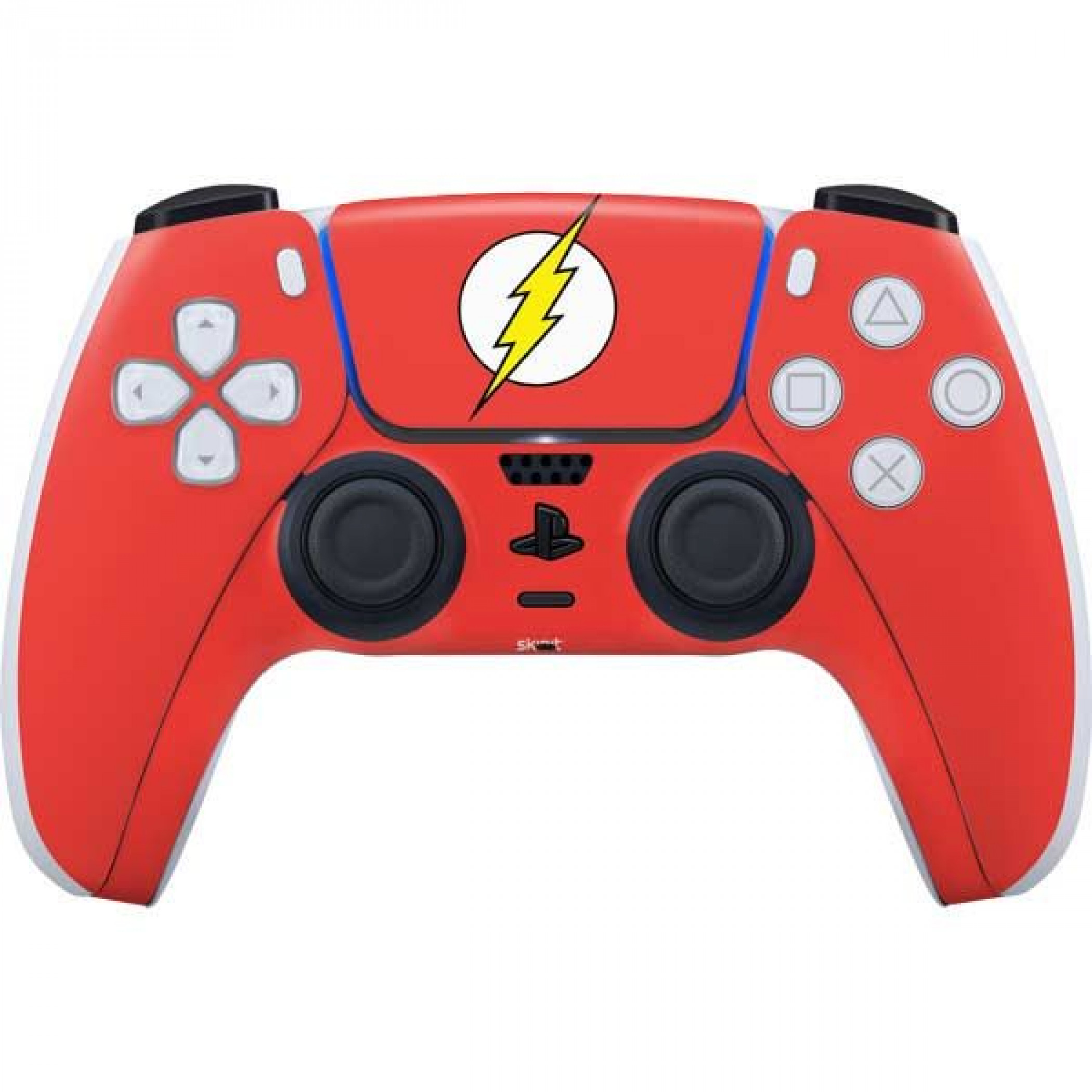 The Flash Emblem PS5 Controller Skin, Red