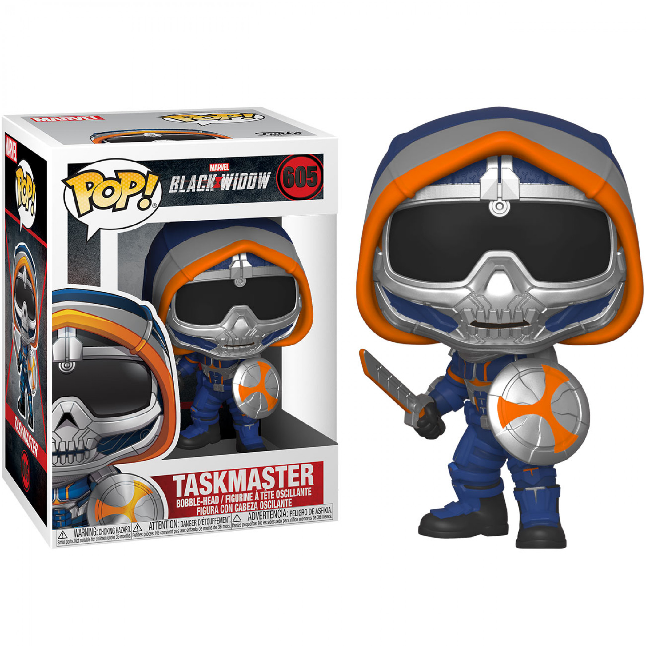 Marvel: Black Widow Movie Taskmaster with Shield Funko Pop!, Black