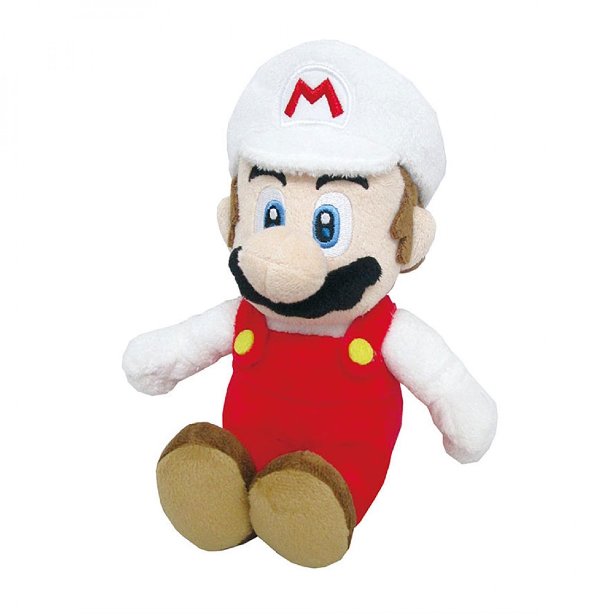 Nintendo Super Mario Bros. Fire Mario 10' Plush Toy, White