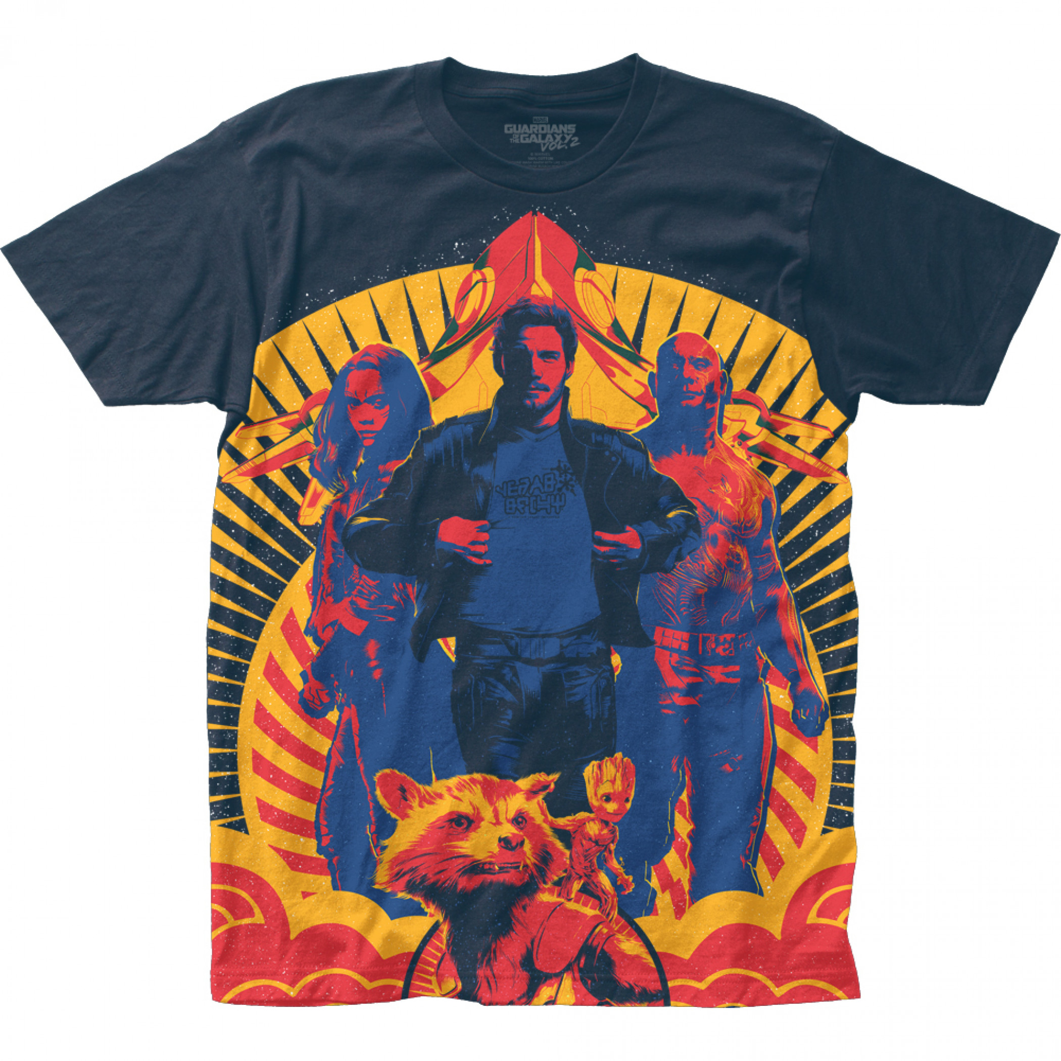 Guardians Of The Galaxy Team Tee Shirt, Blue
