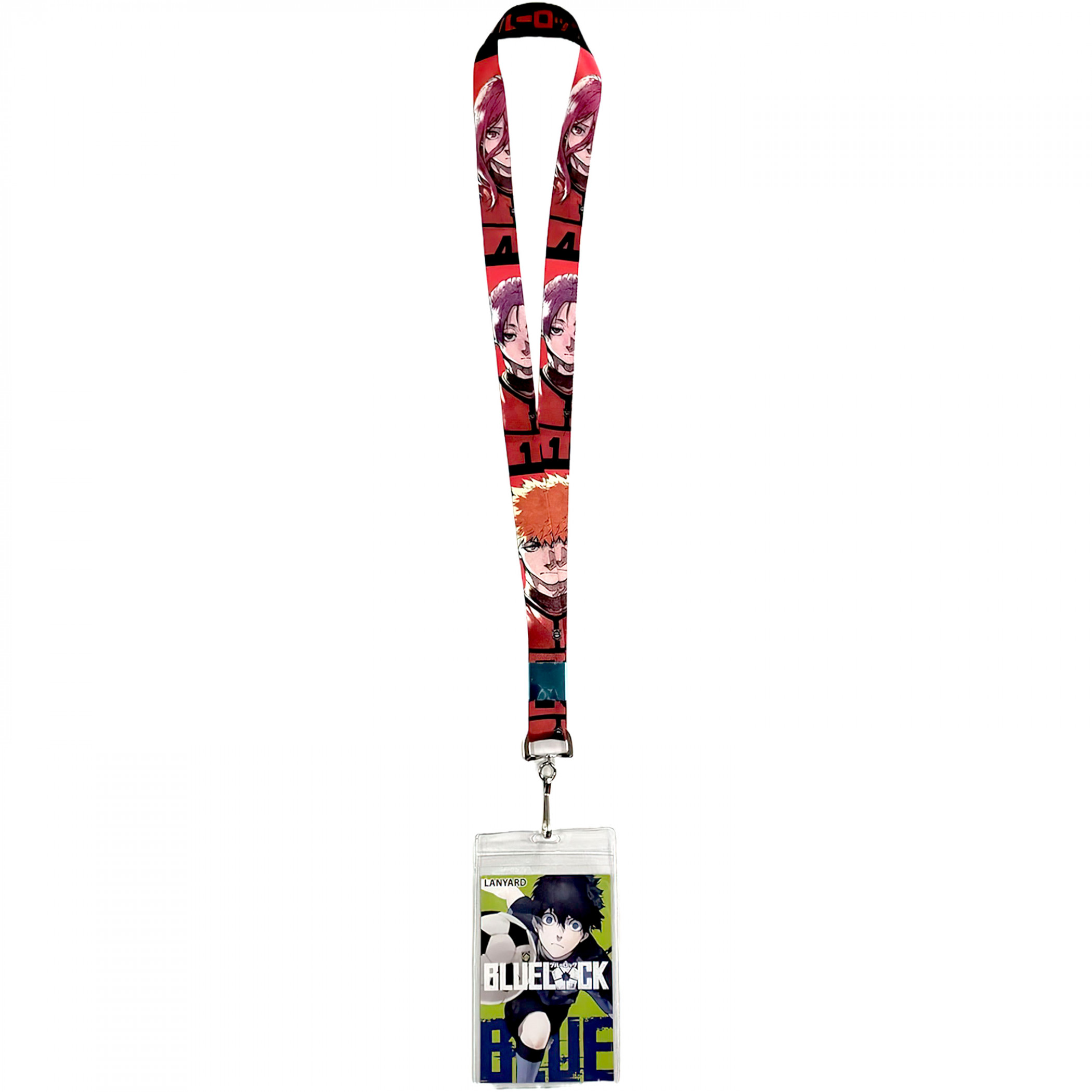 Blue Lock Team Red Lanyard, Red