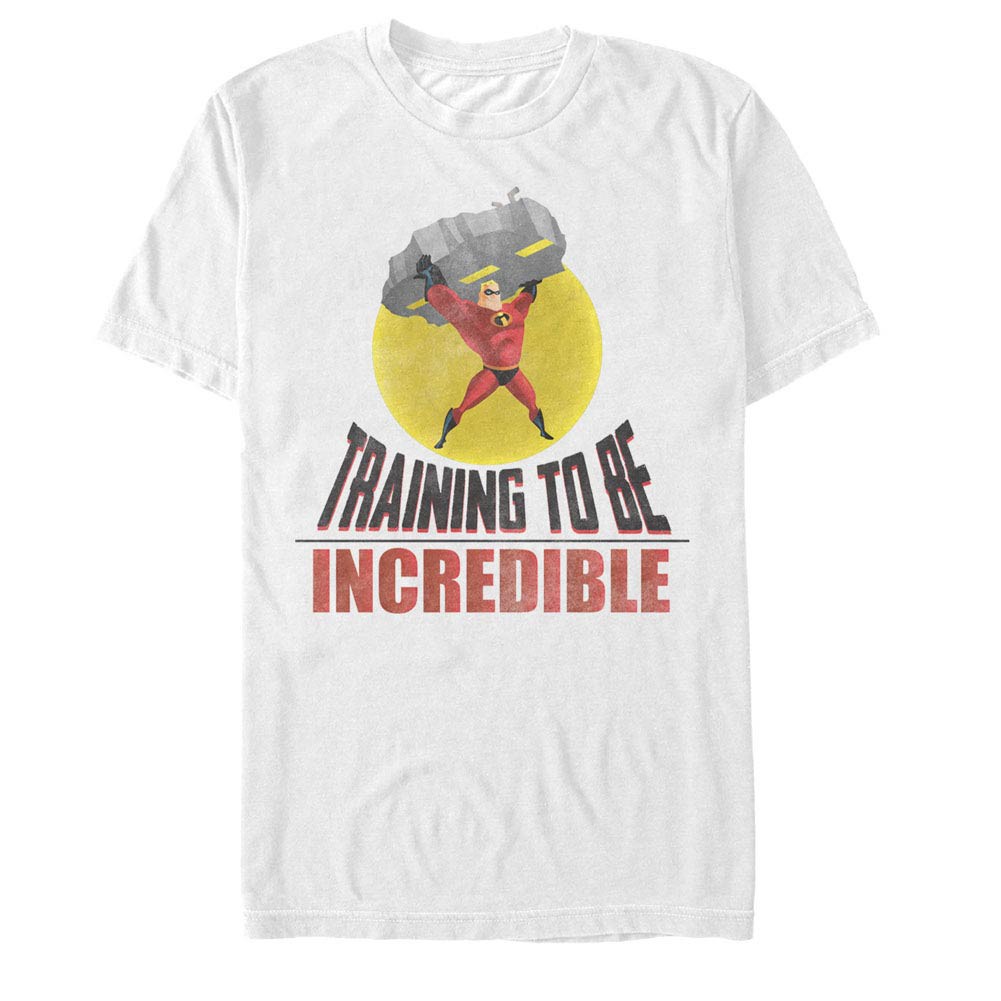 Disney Pixar The Incredibles Incredible Training White T-Shirt