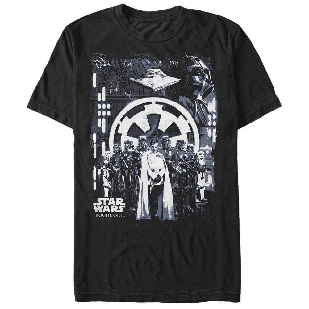 Star Wars Rogue One Looming Empire Black T-Shirt, Black