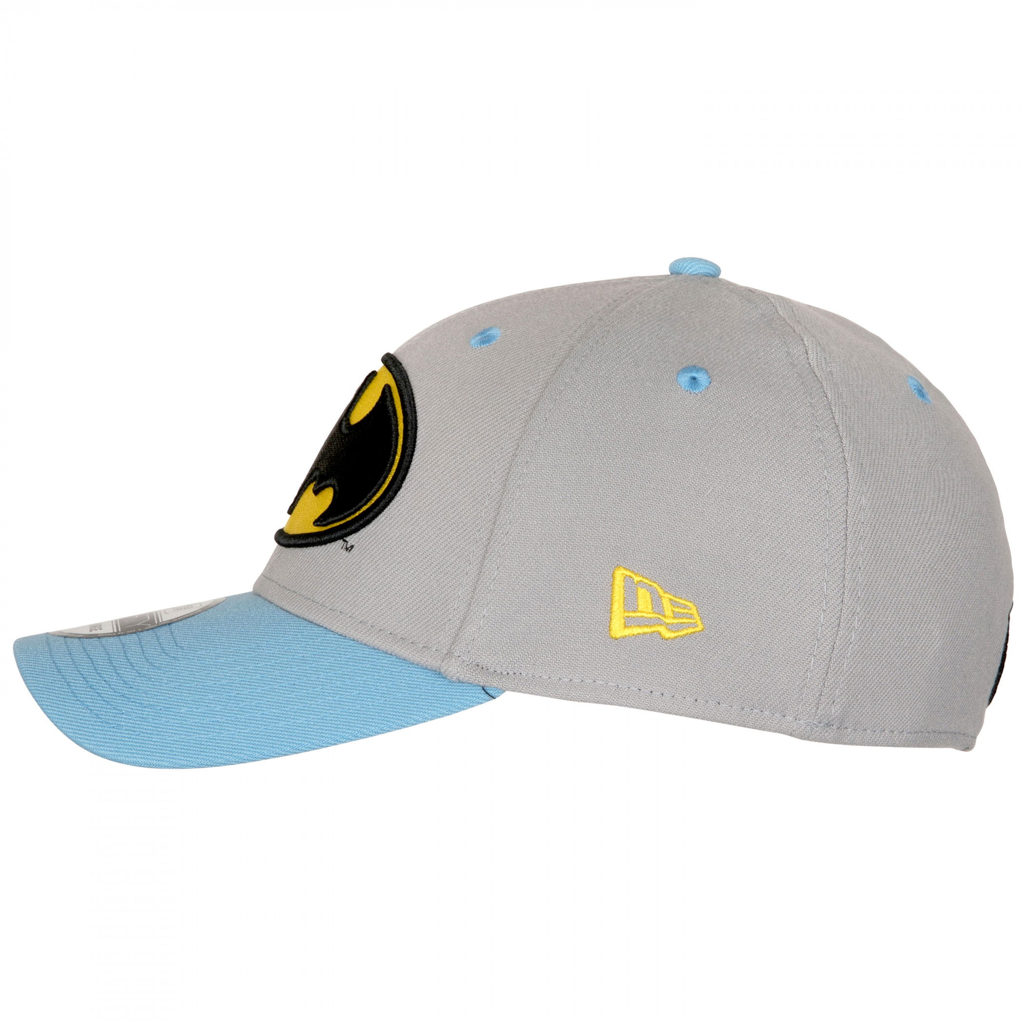 New Era 39Thirty Berretto Elasticizzato Batman – Nero, Ufficiale NBA - 3