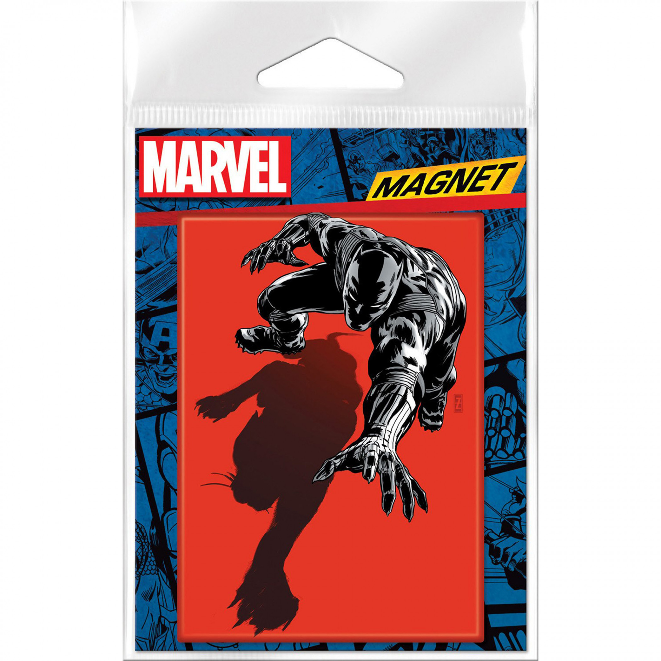 Marvel Comics Black Panther Most Dangerous Magnet, Multi-Color