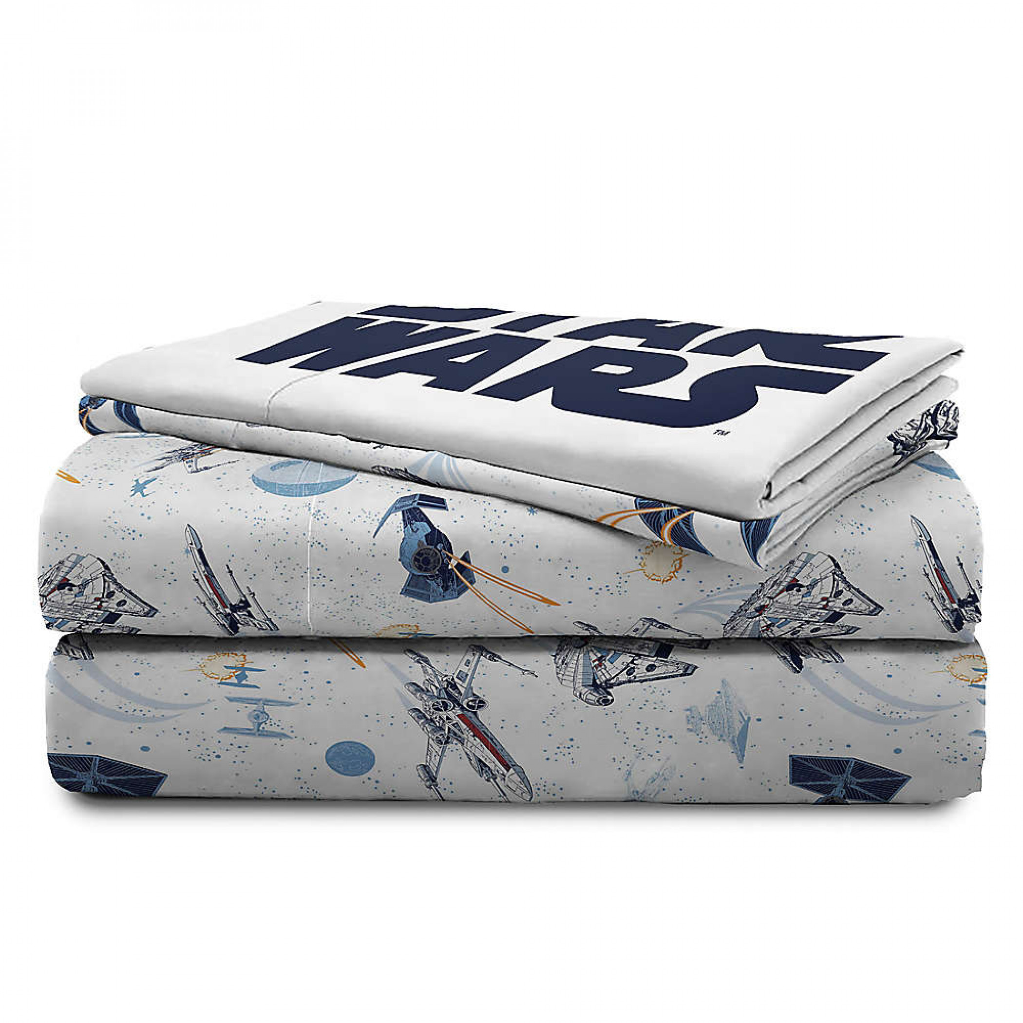 Star Wars Millennium Falcon Flight Full Bed Sheet Set, Multi-Color