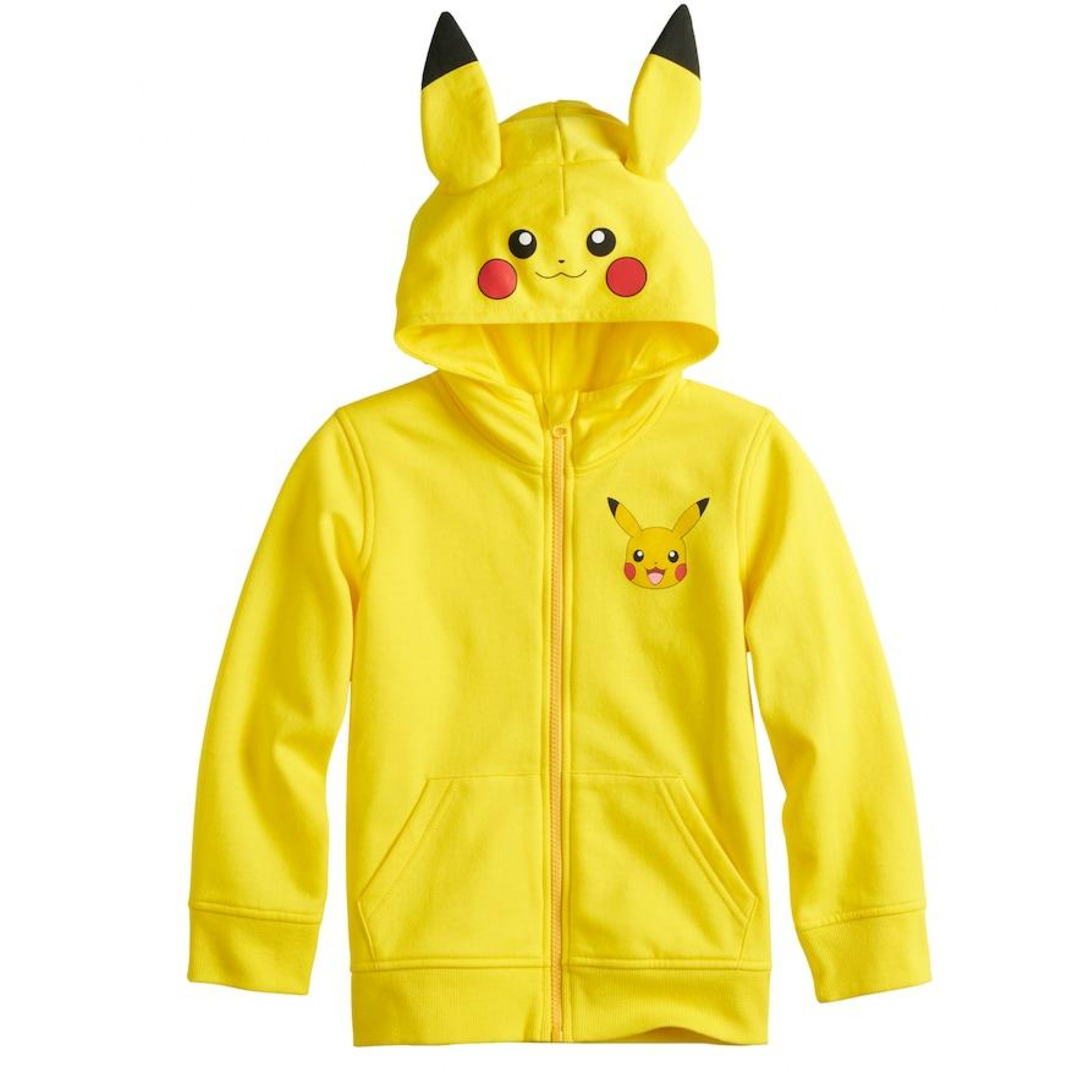 Pokemon Pikachu Costume Youth Hoodie, Yellow