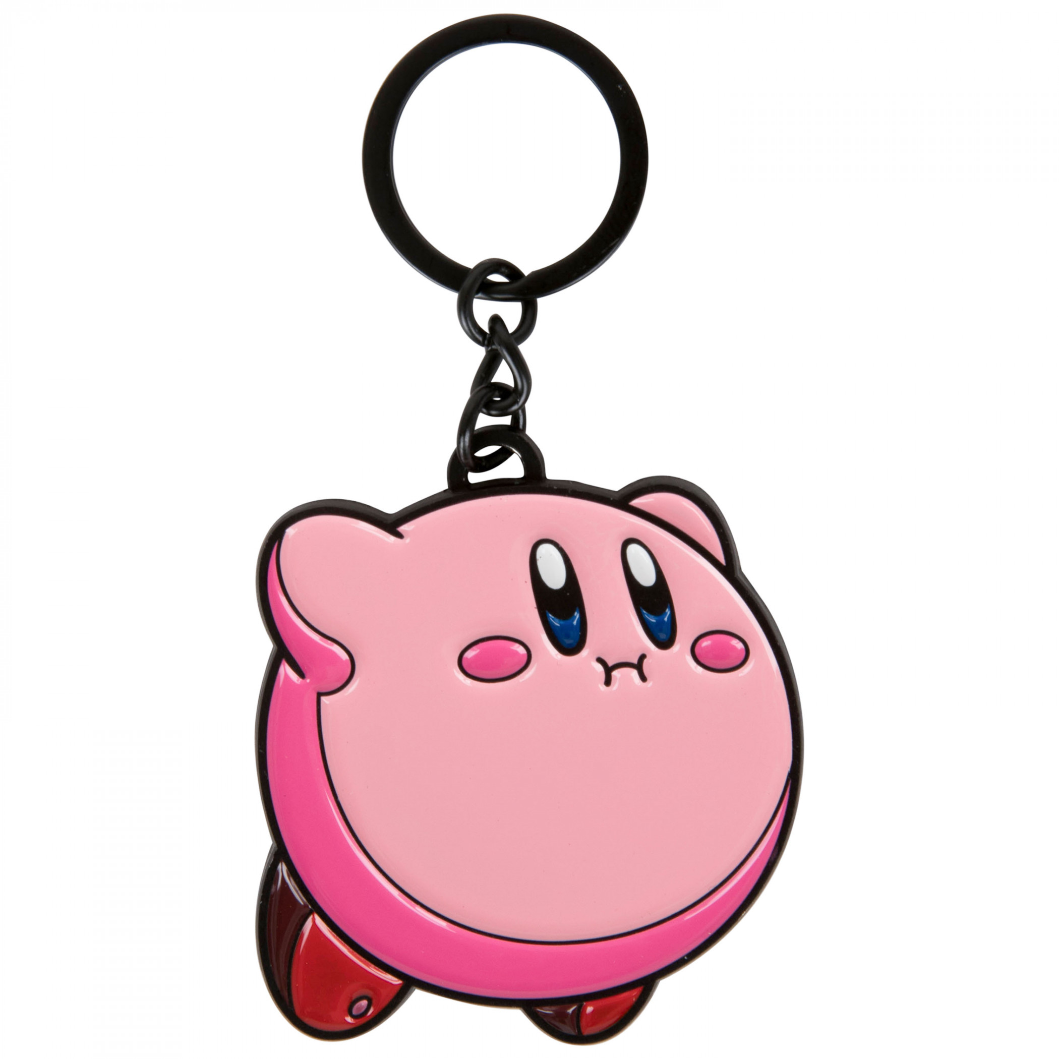 Kirby Floating Rubber Charm Keychain, Pink