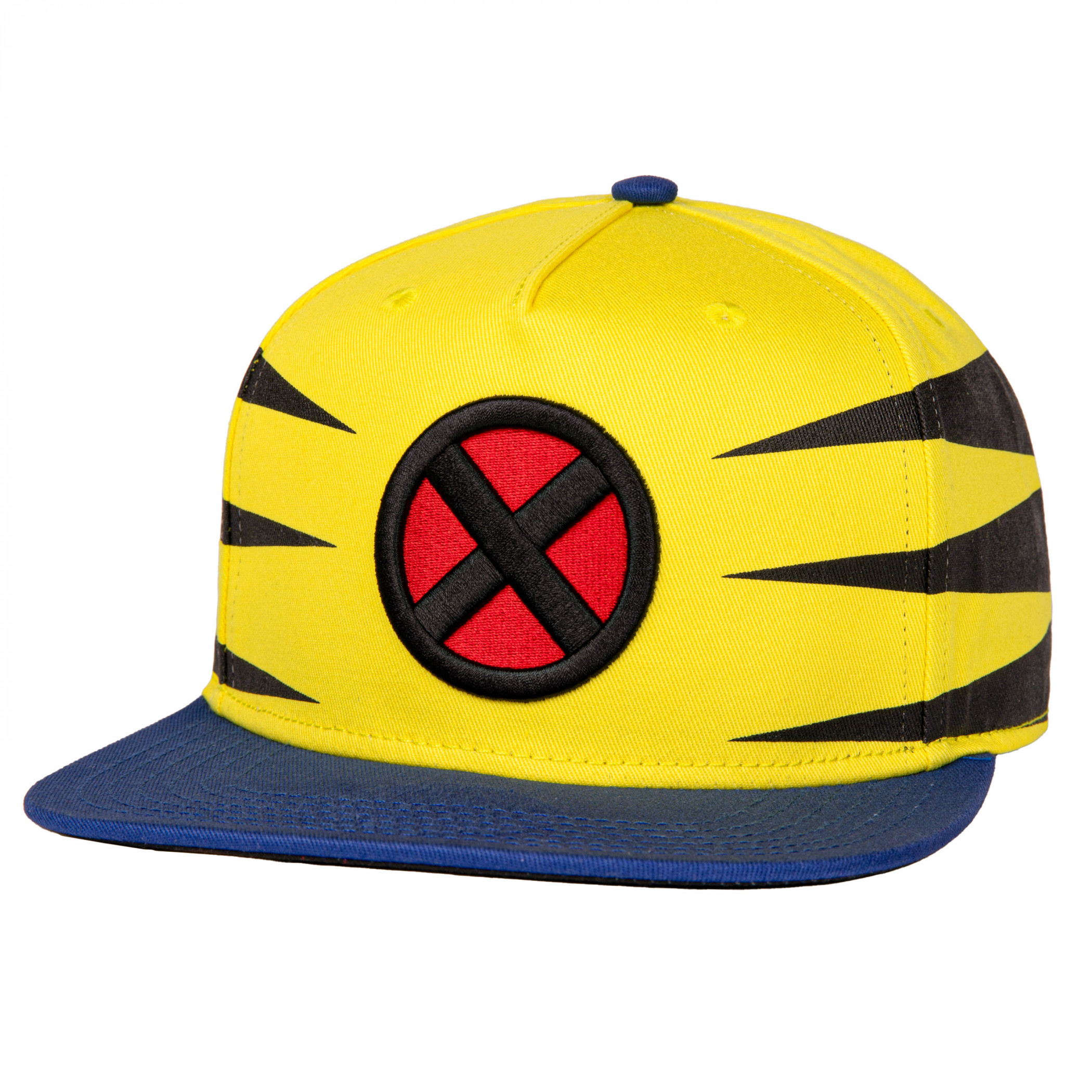 X-Men Wolverine Under Bill Art Flat Brim Hat, Multi-Color