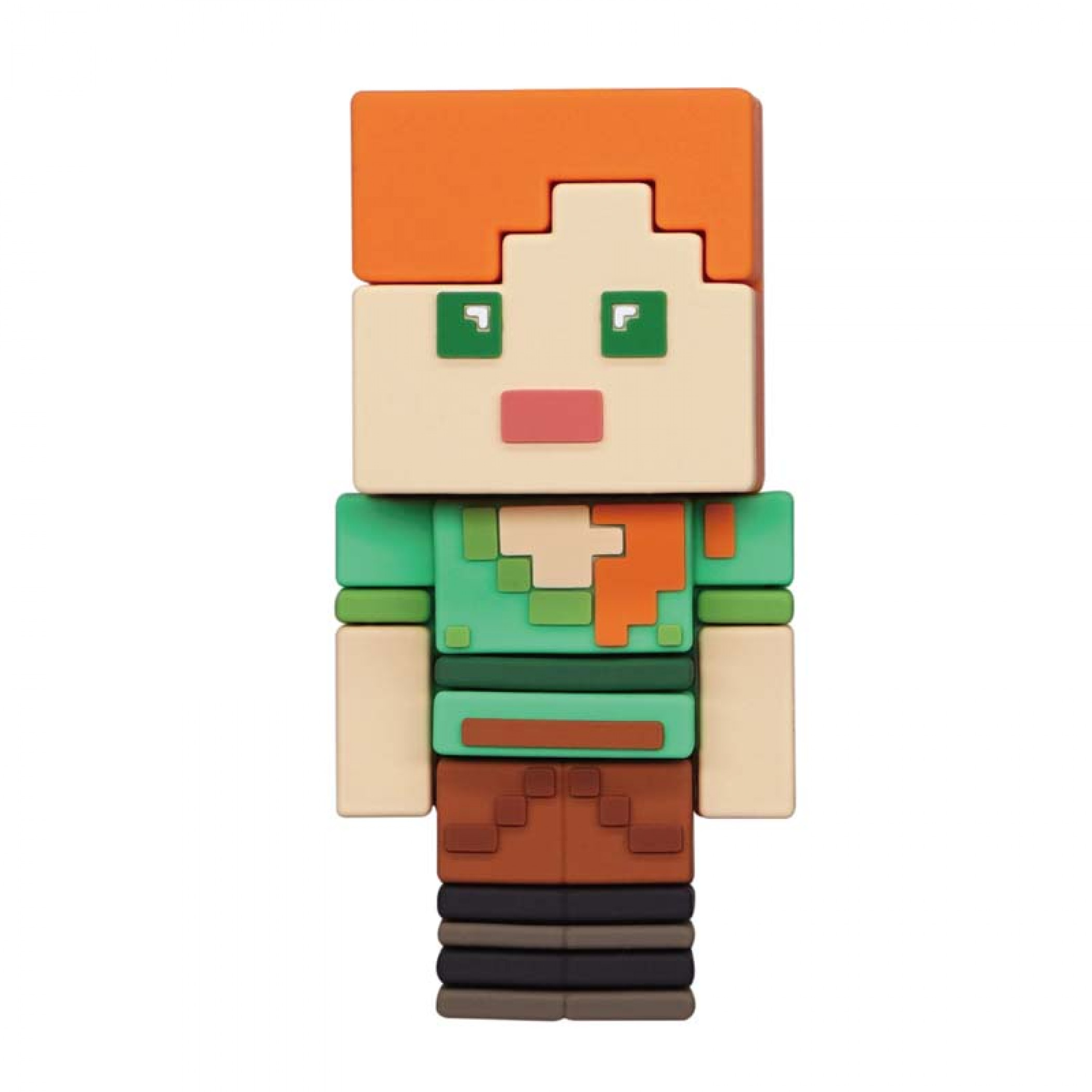 Minecraft Alex 3D Foam Magnet, Multi-Color