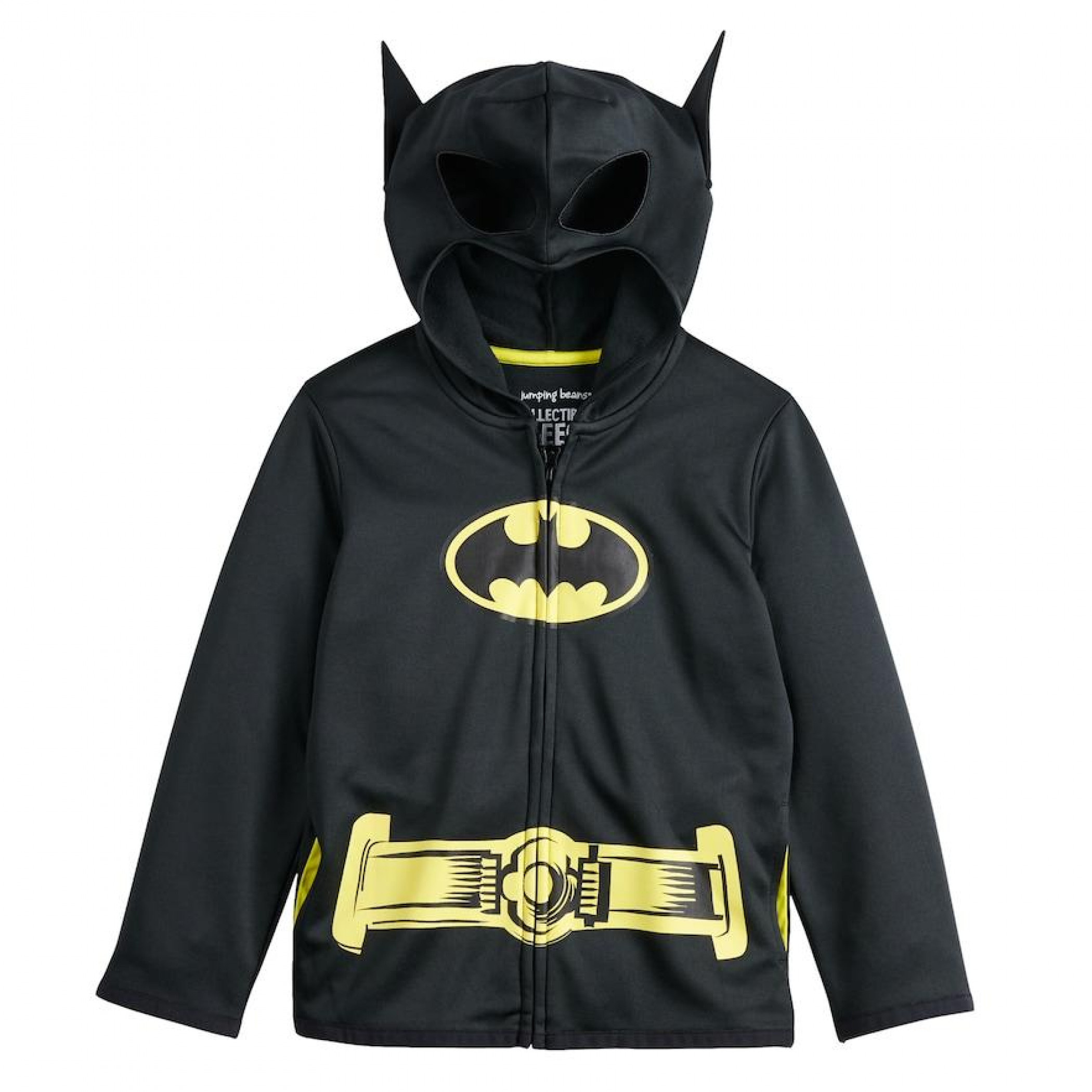 Batman Costume Dress Up Boys Hoodie, Black