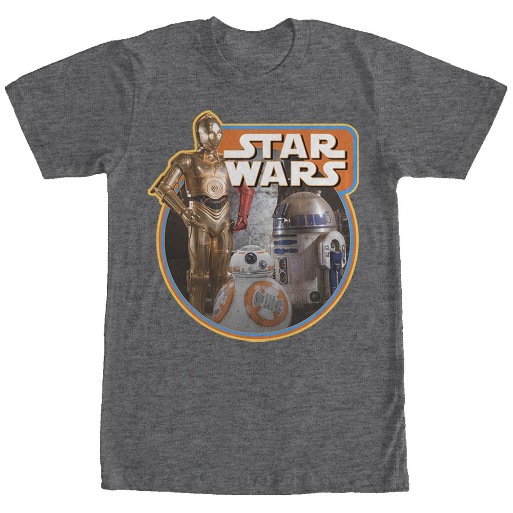 Star Wars Episode 7 These Droids Gray T-Shirt, Grey
