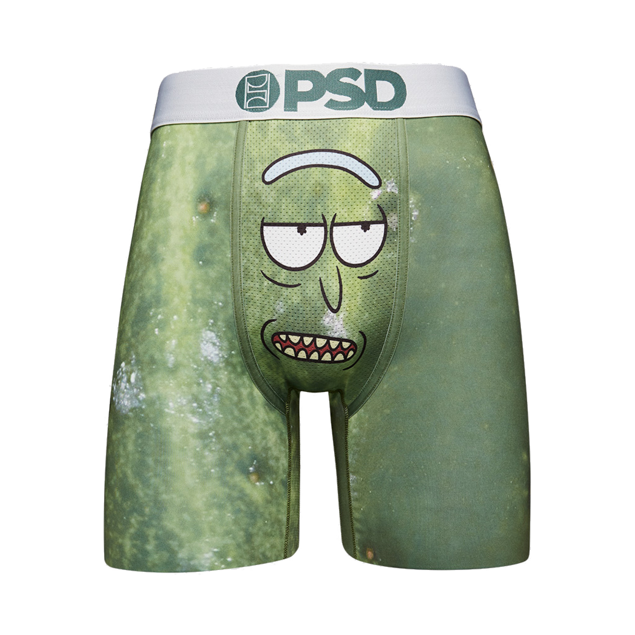 Rick And Morty Pickle Rick Men's Boxer Briefs, Green