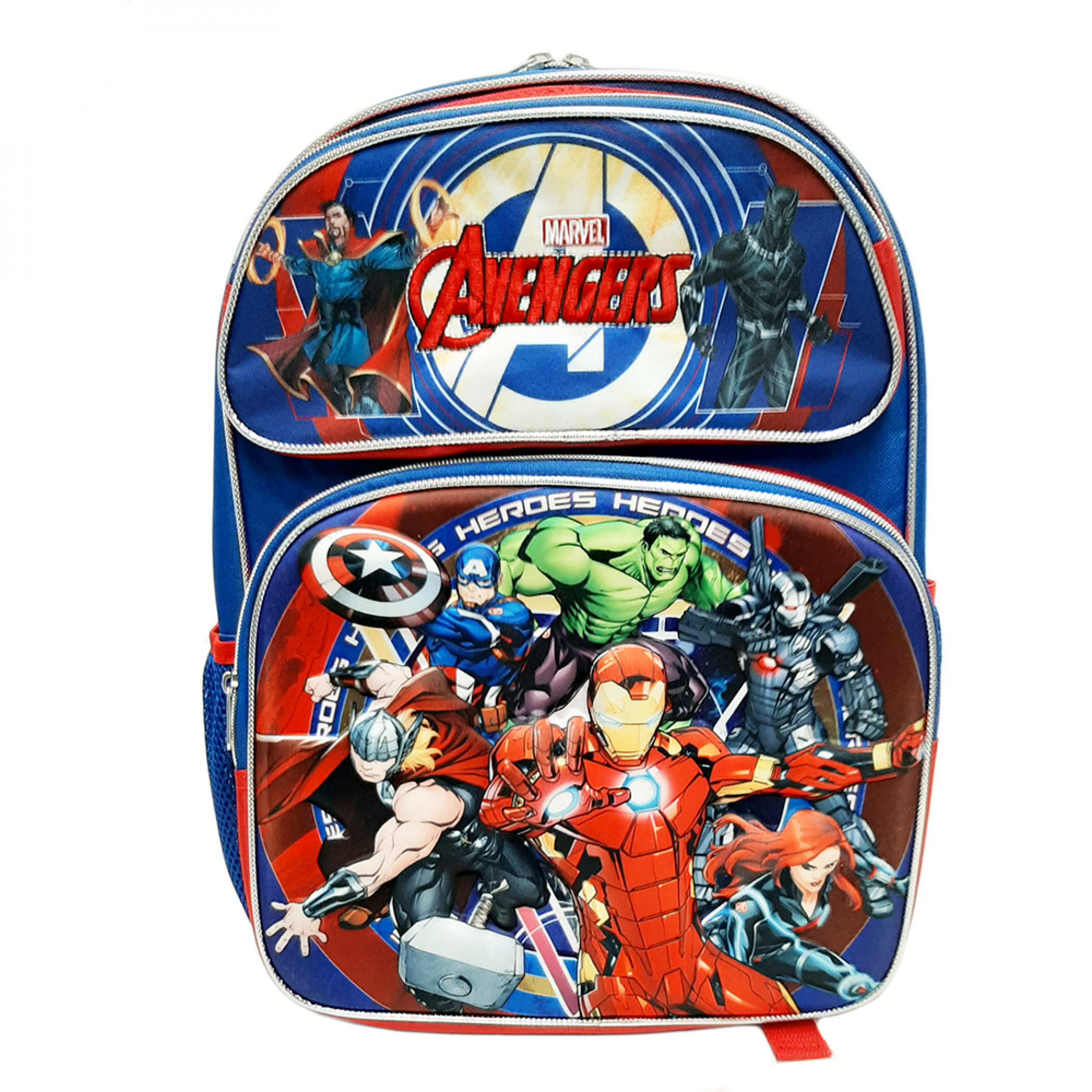 Marvel Ultimate Avengers Assemble 3-D Backpack w/ Printed Straps, Multi-Color