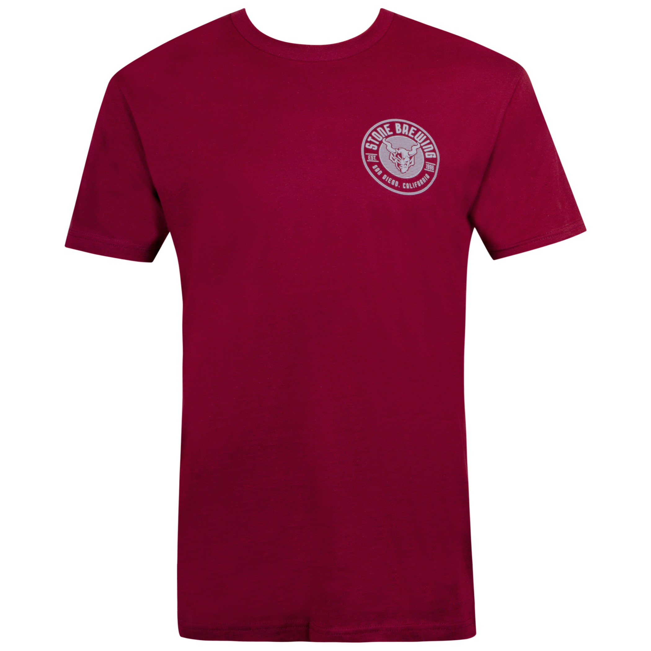 Stone Brewing Criterion Maroon Tee Shirt