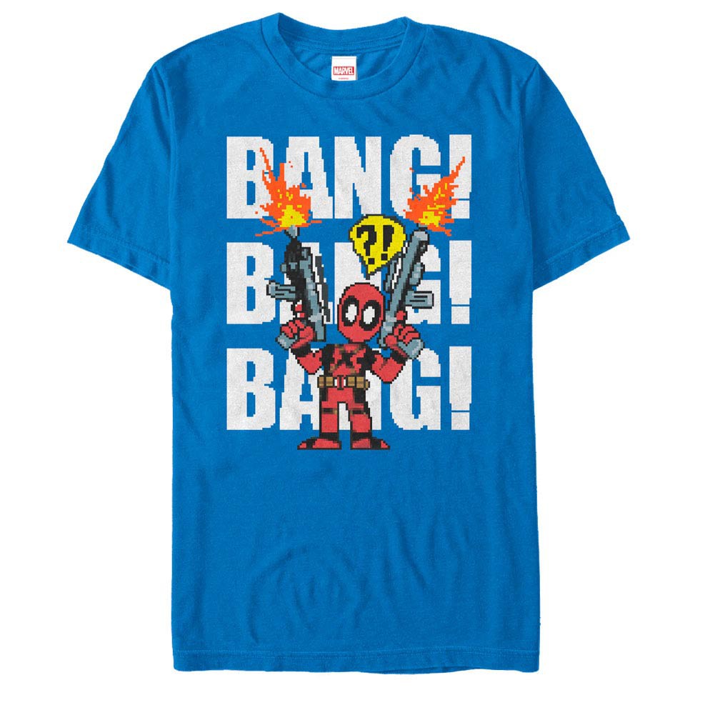 Deadpool Taco Pile Blue Mens T-Shirt, Blue